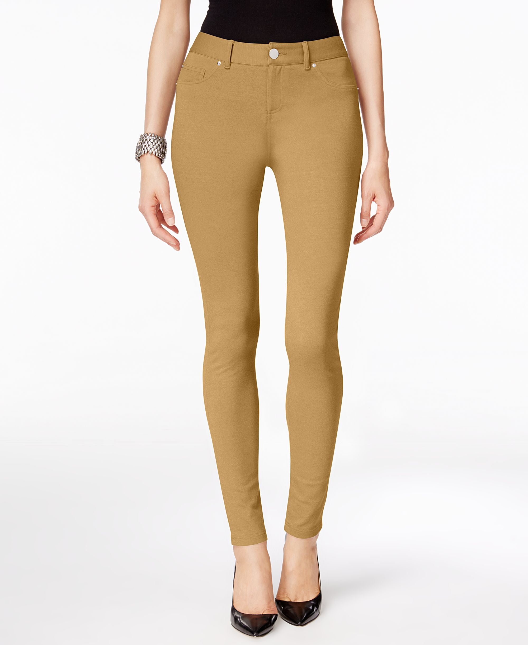 Curvy Ponte Skinny Pants