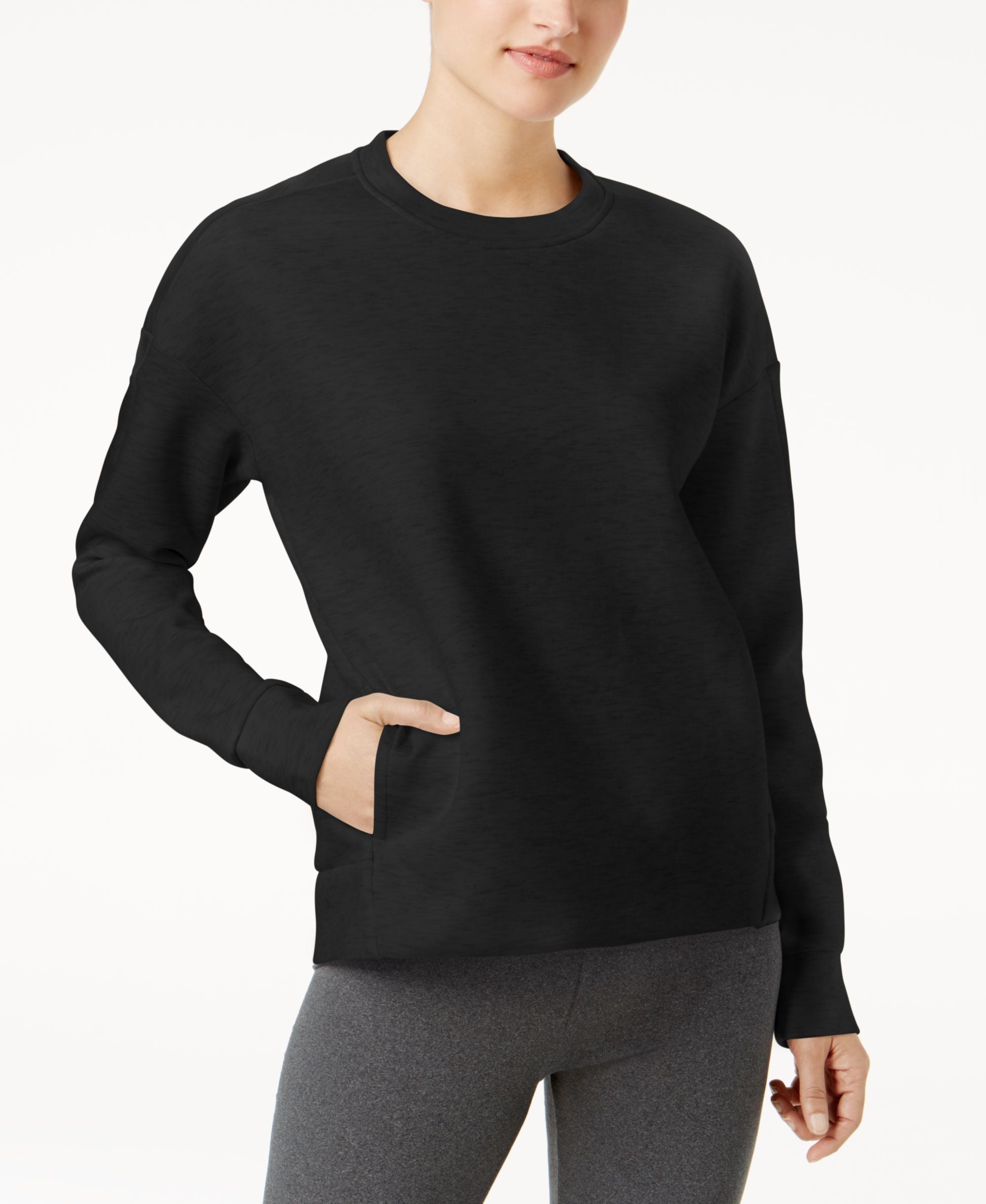 32 Degrees Drop Shoulder Fleece Top