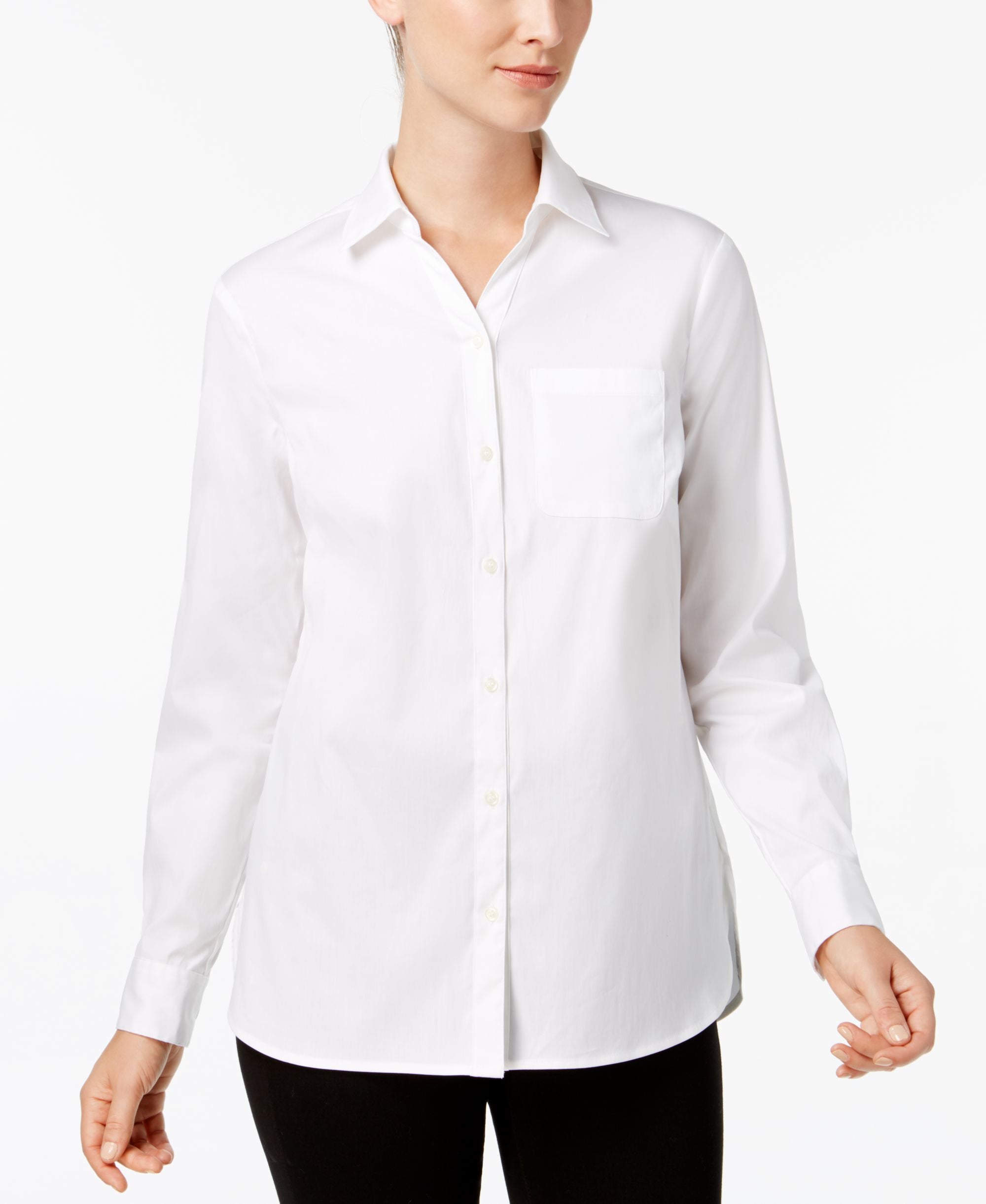 Charter Club Button Front Shirt