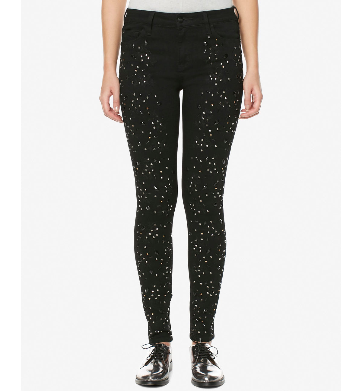Buffalo David Bitton Faith Embellished Skinny Jeans