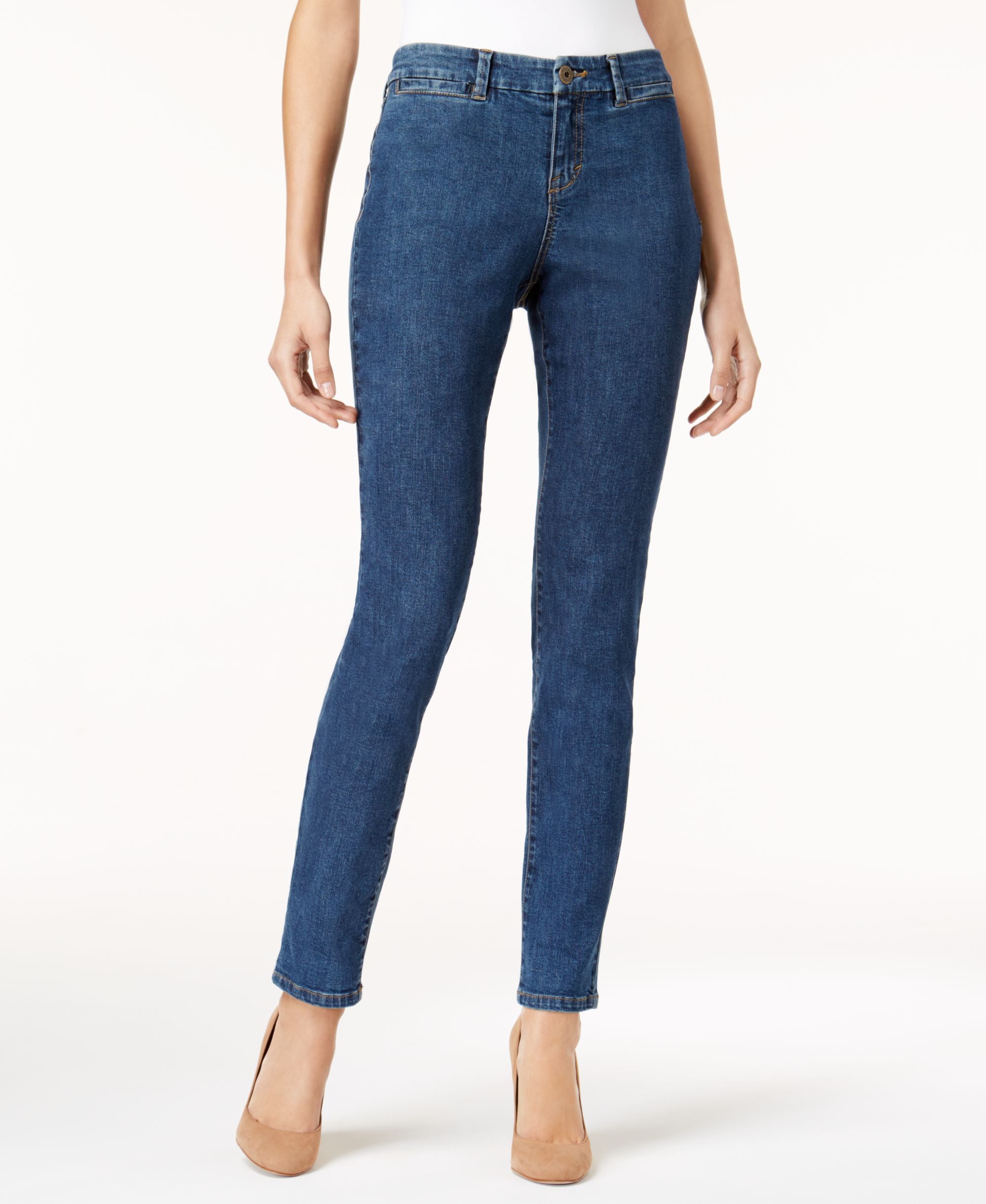 Style & Co Curvy Fit Two Pocket Skinny Jeans