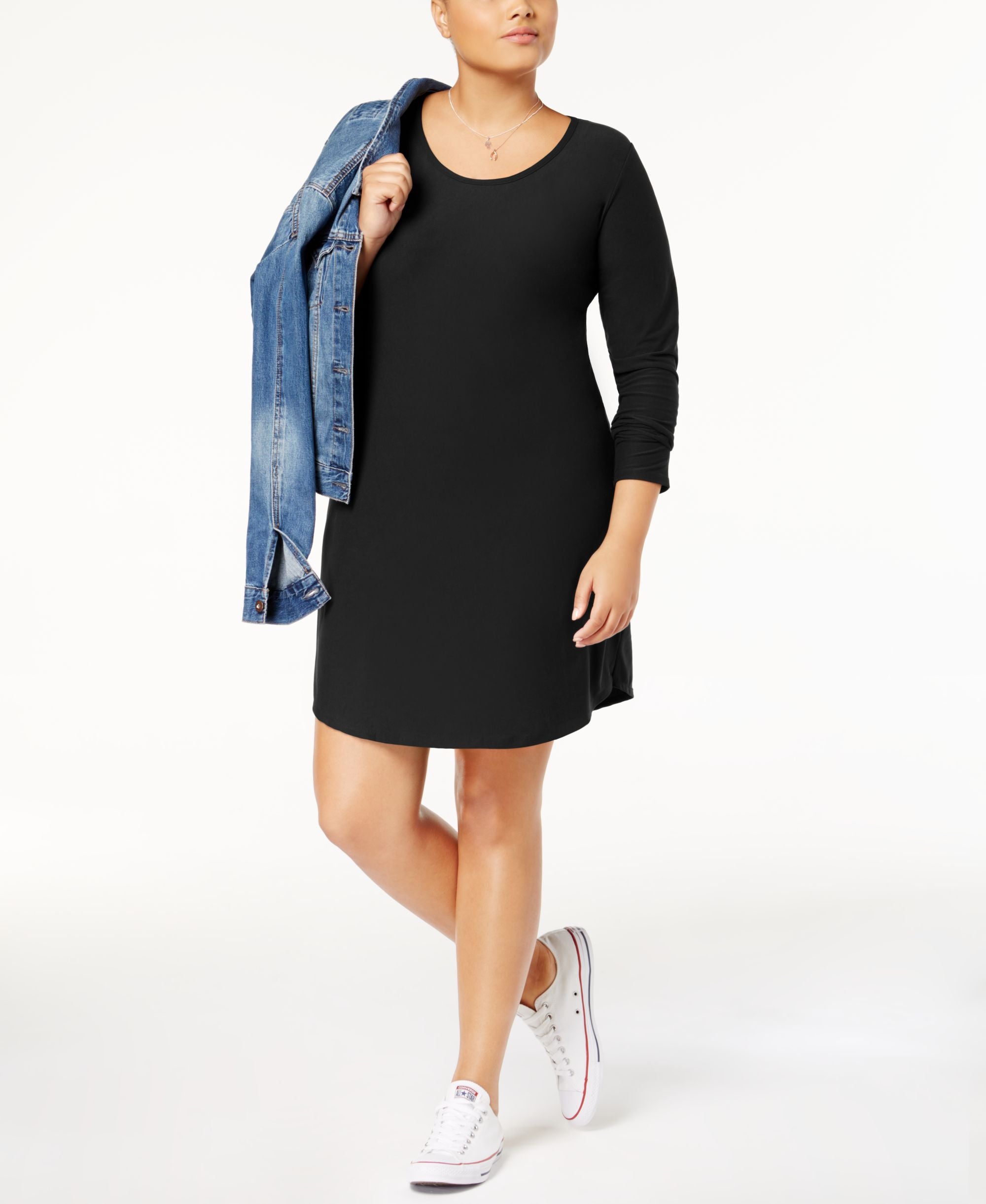 Planet Gold Trendy Plus Size Printed Dress