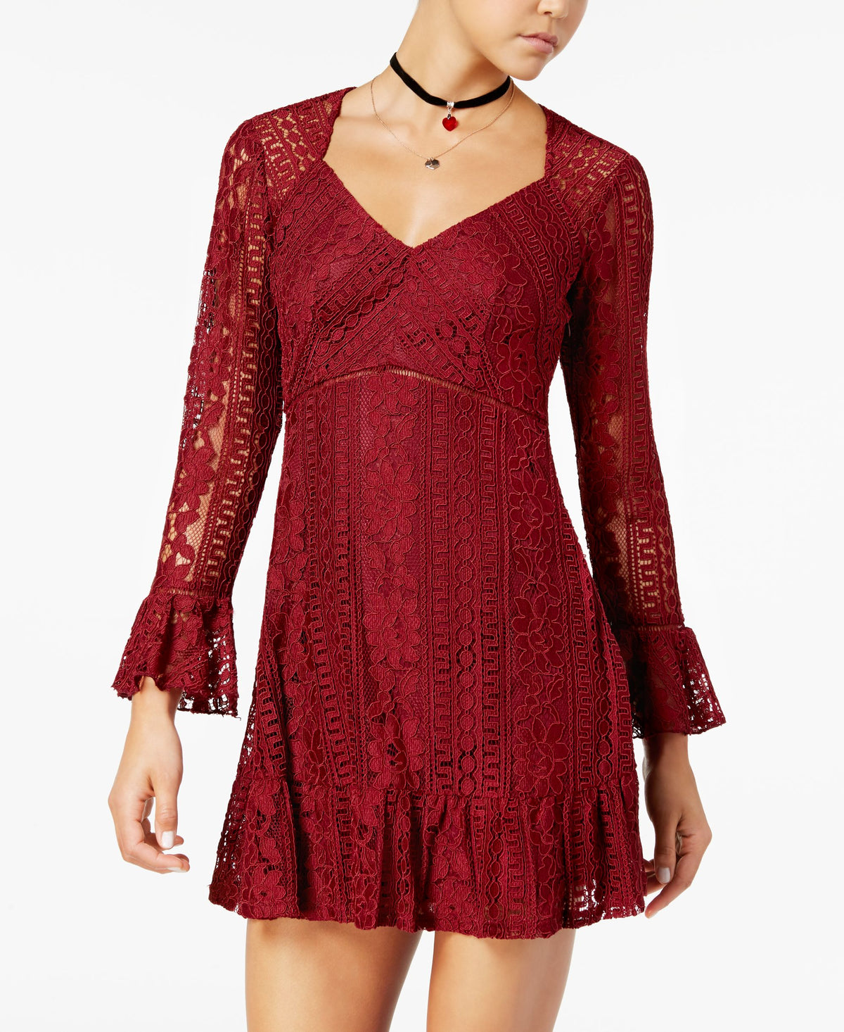 American Rag Juniors Lace Empire Waist Dress