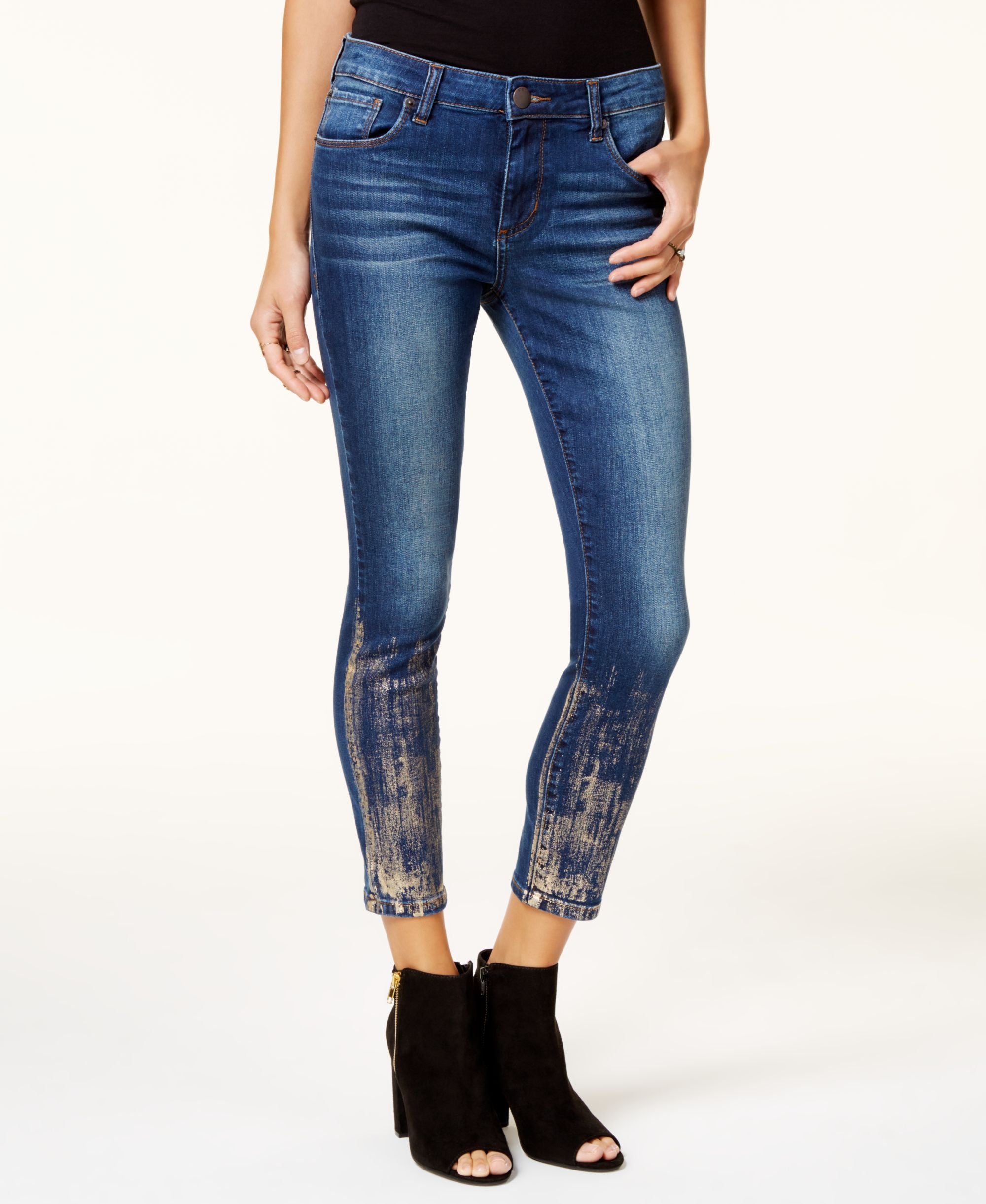 Sts Blue Piper Gold Foil Skinny Jeans