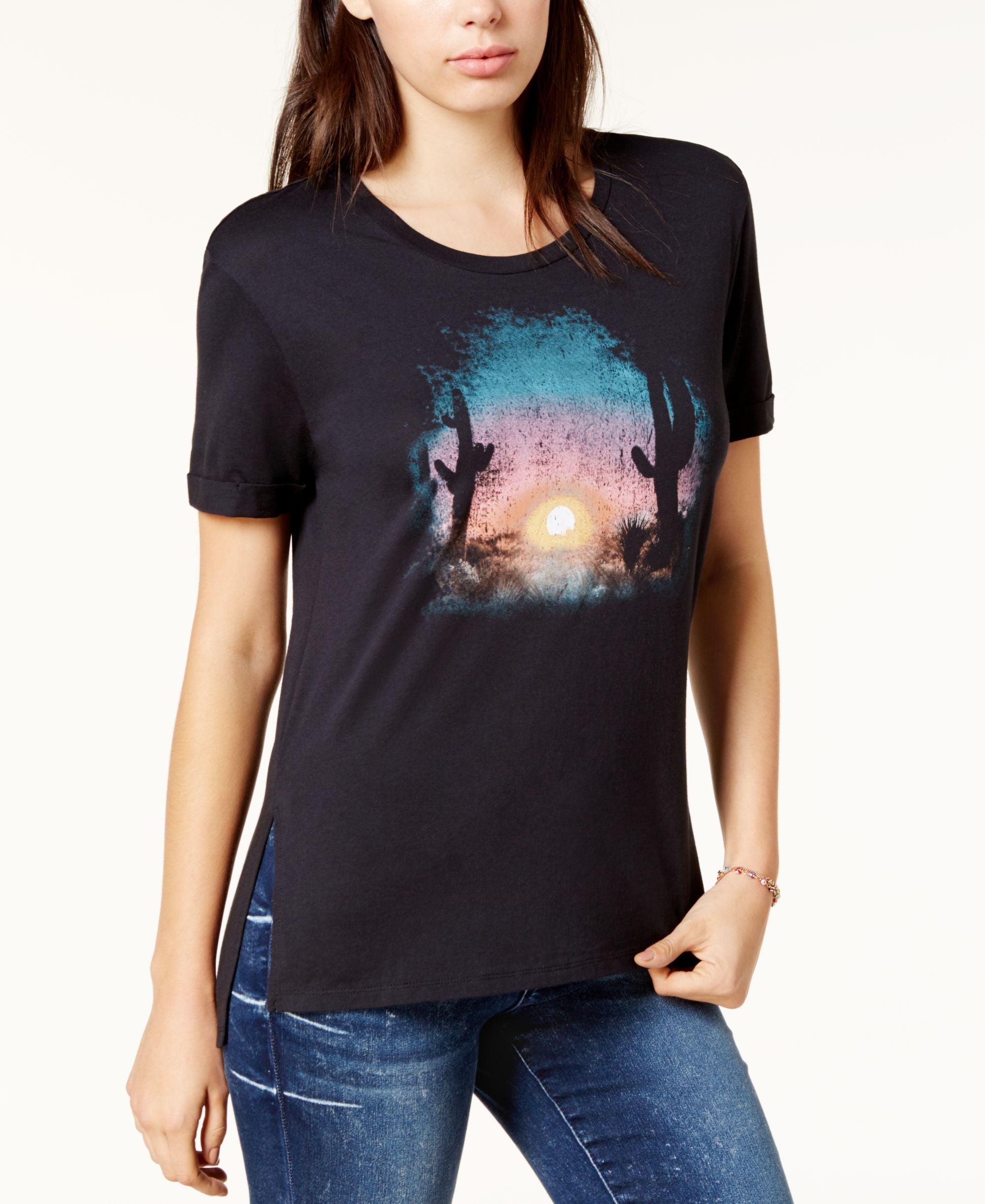 Carbon Copy Sunset Graphic Print T-Shirt