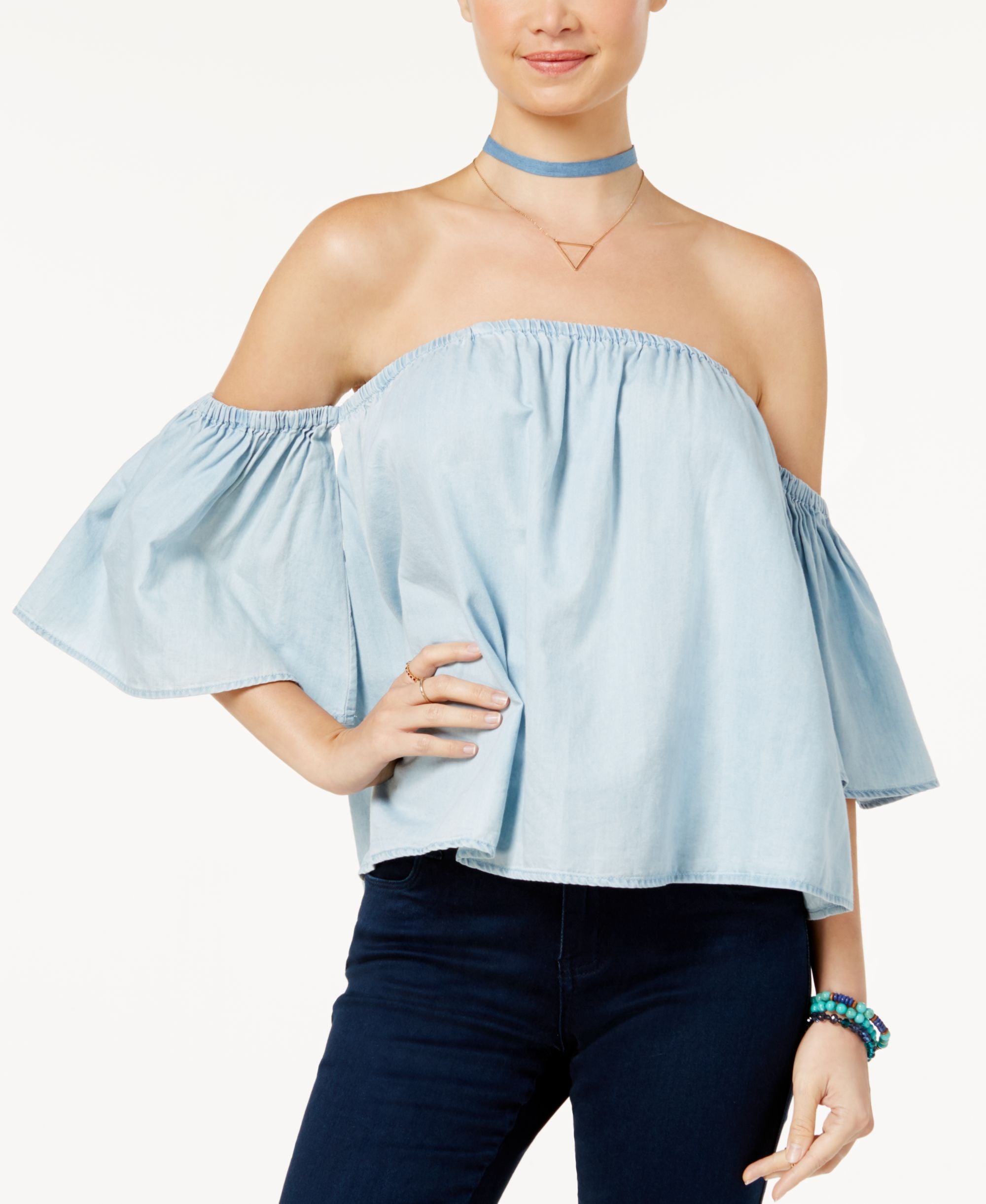 Love Fire Juniors Off The Shoulder Top