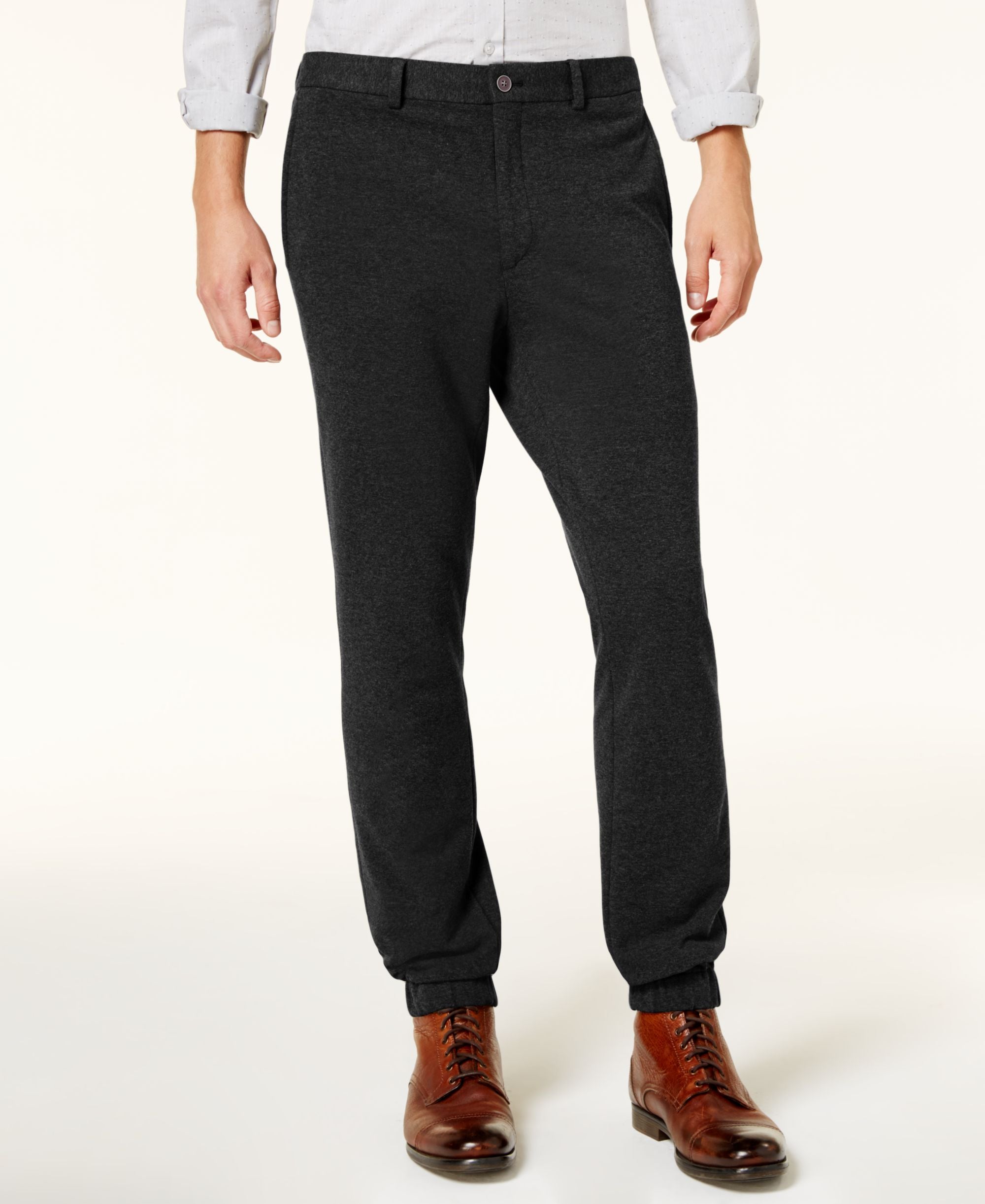 Calvin Klein Mens Slim Fit Knit Jogger Pants