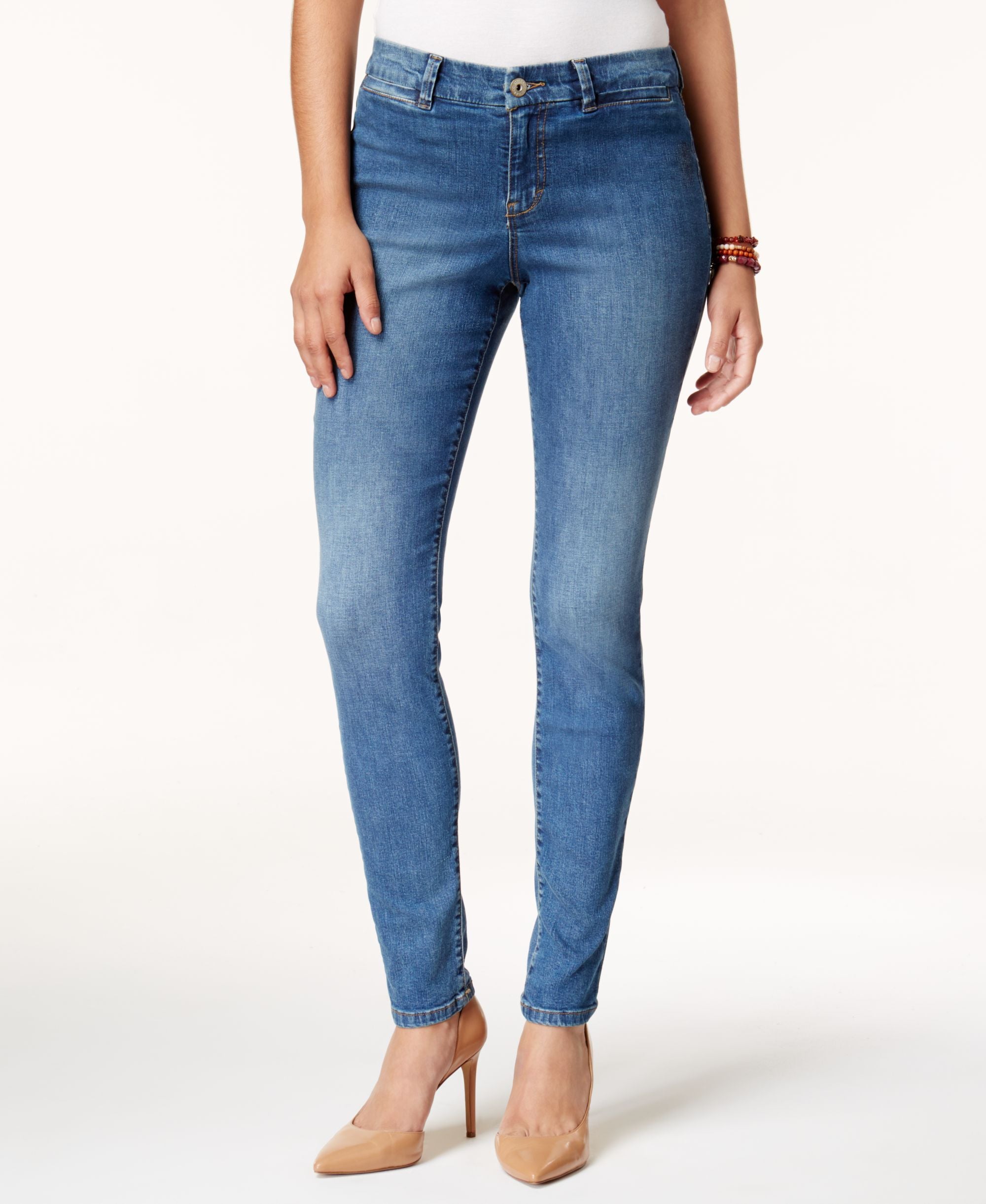Style & Co Petite Curvy Fit Skinny Jeans