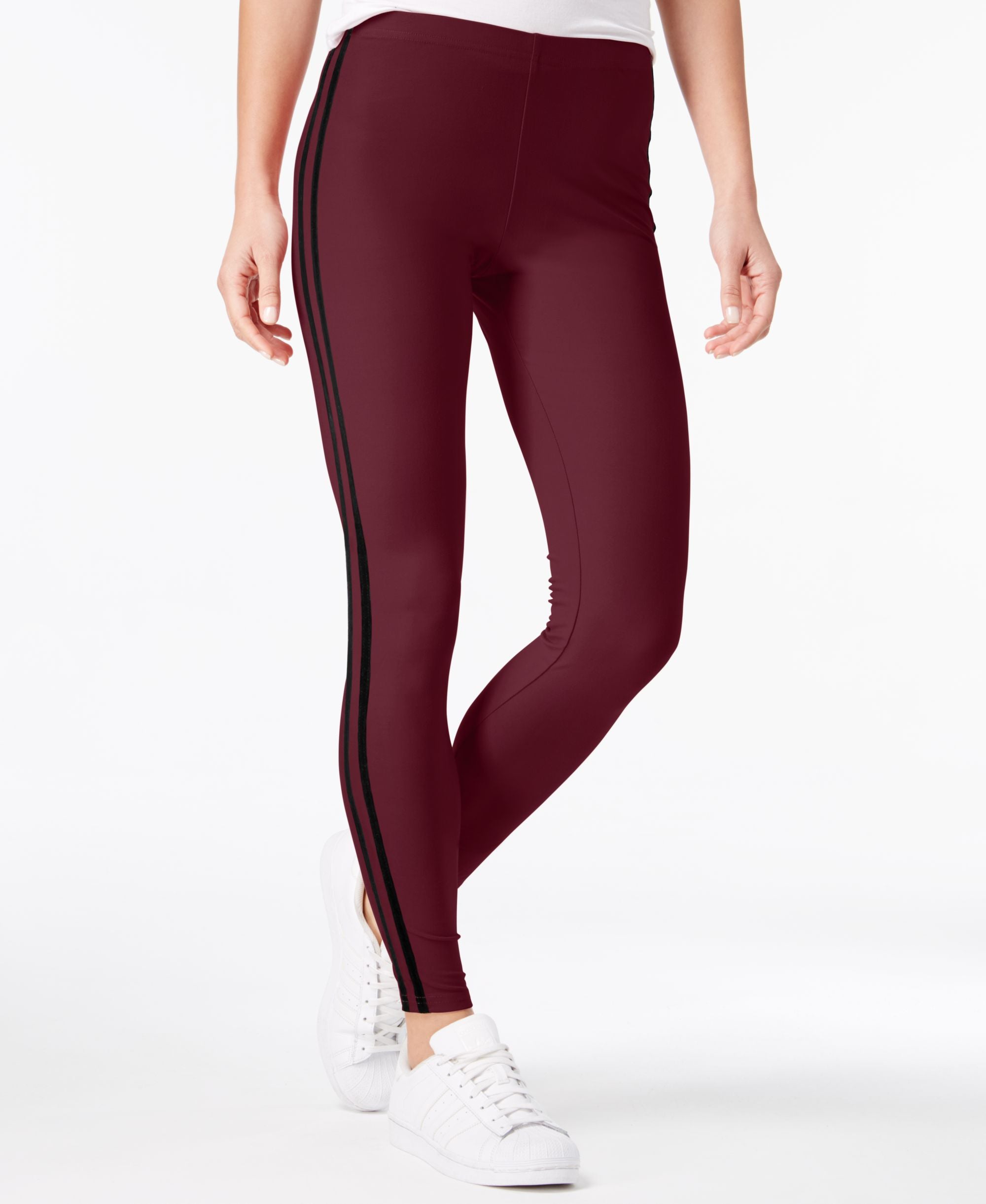 Ultra Flirt Juniors Printed Sporty Side Stripe Leggings