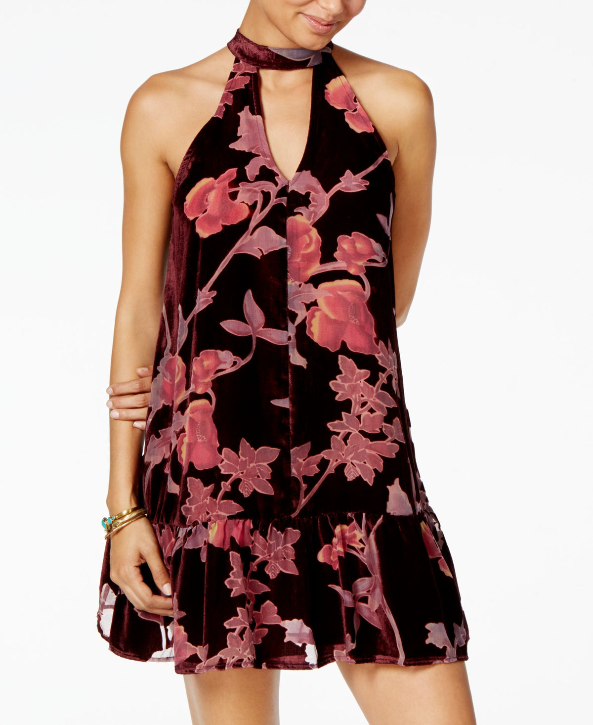 American Rag Juniors Velvet Choker Dress