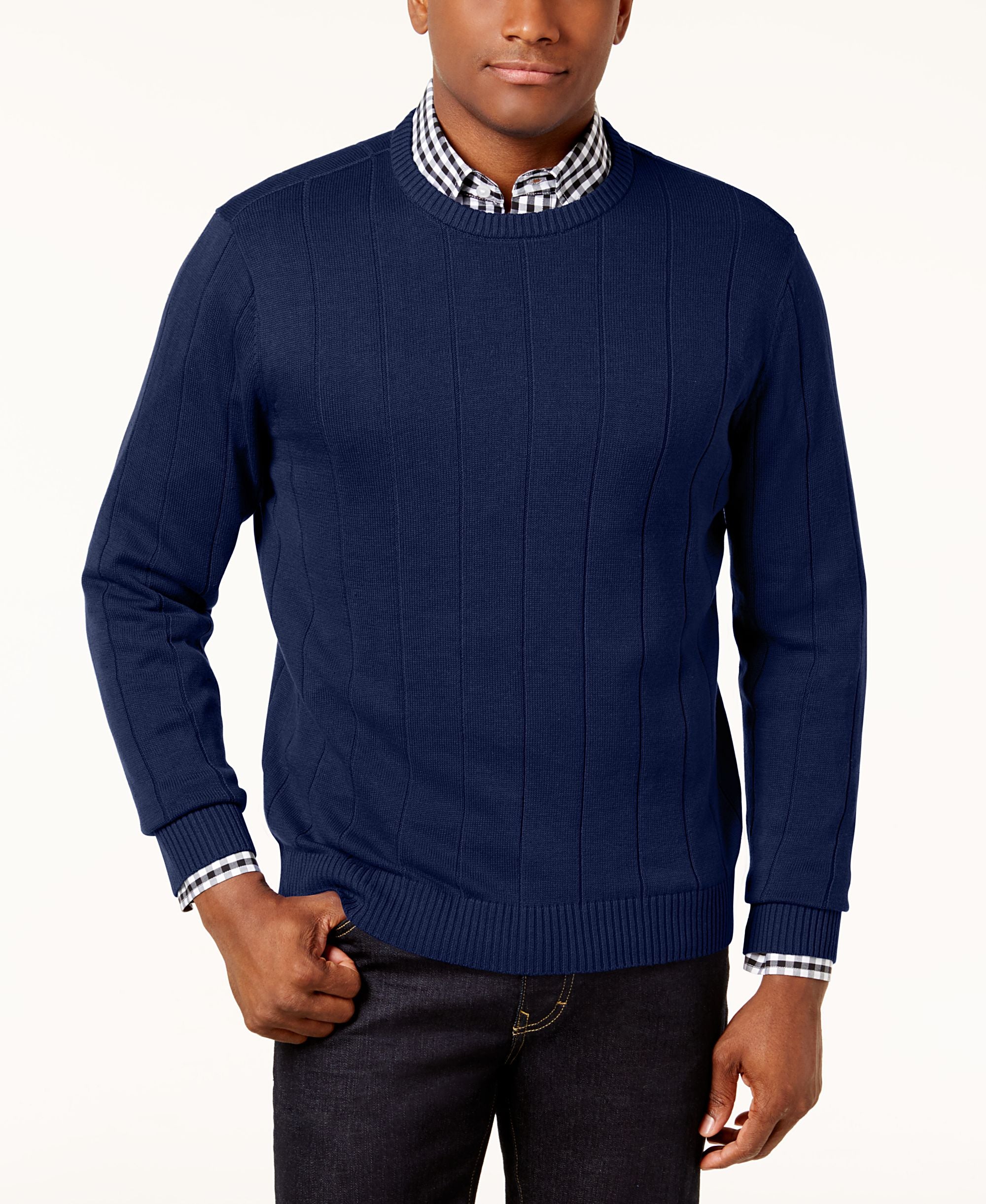 Club Room Mens Ribbed Sweater