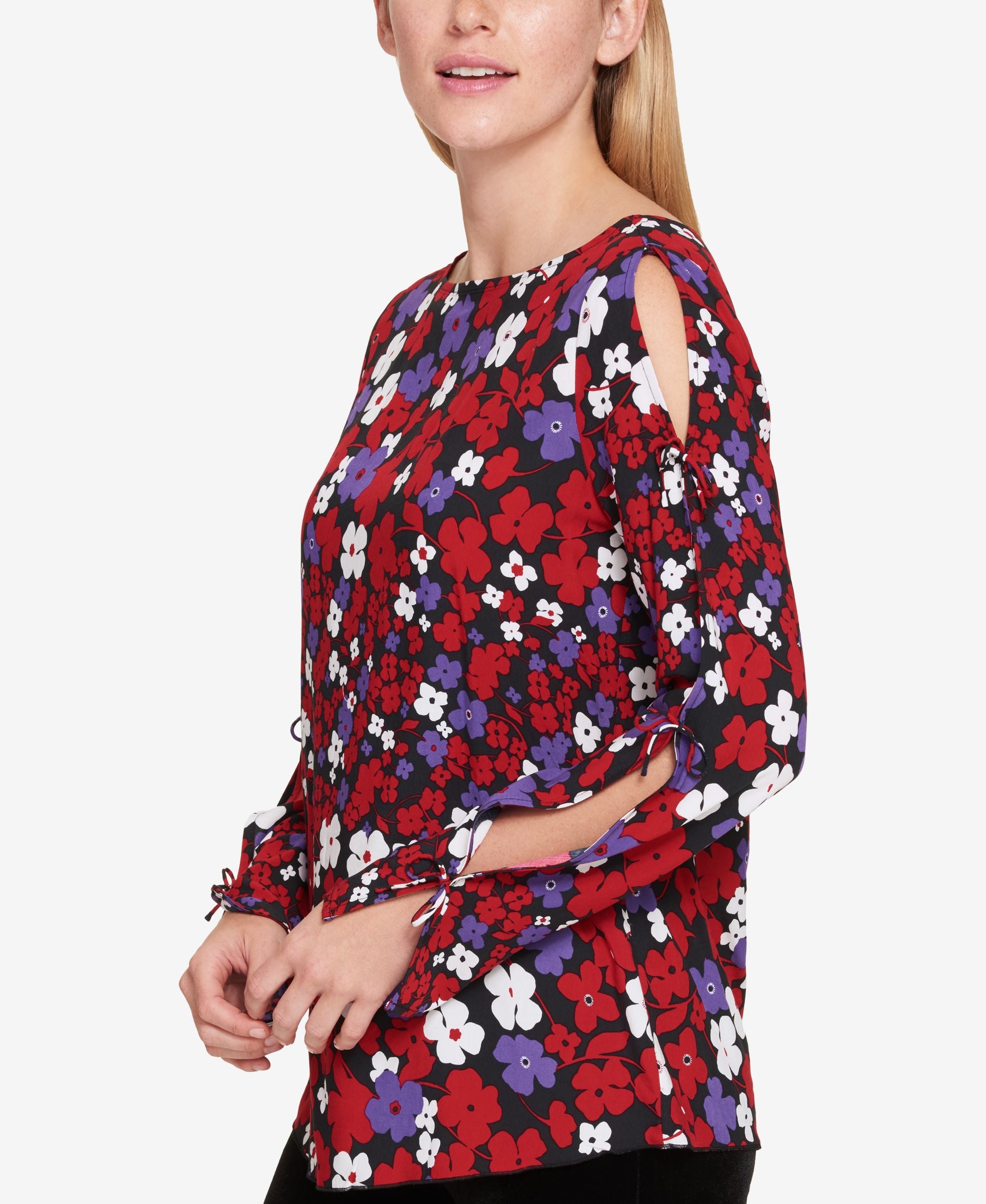 Tommy Hilfiger Split Sleeve Top