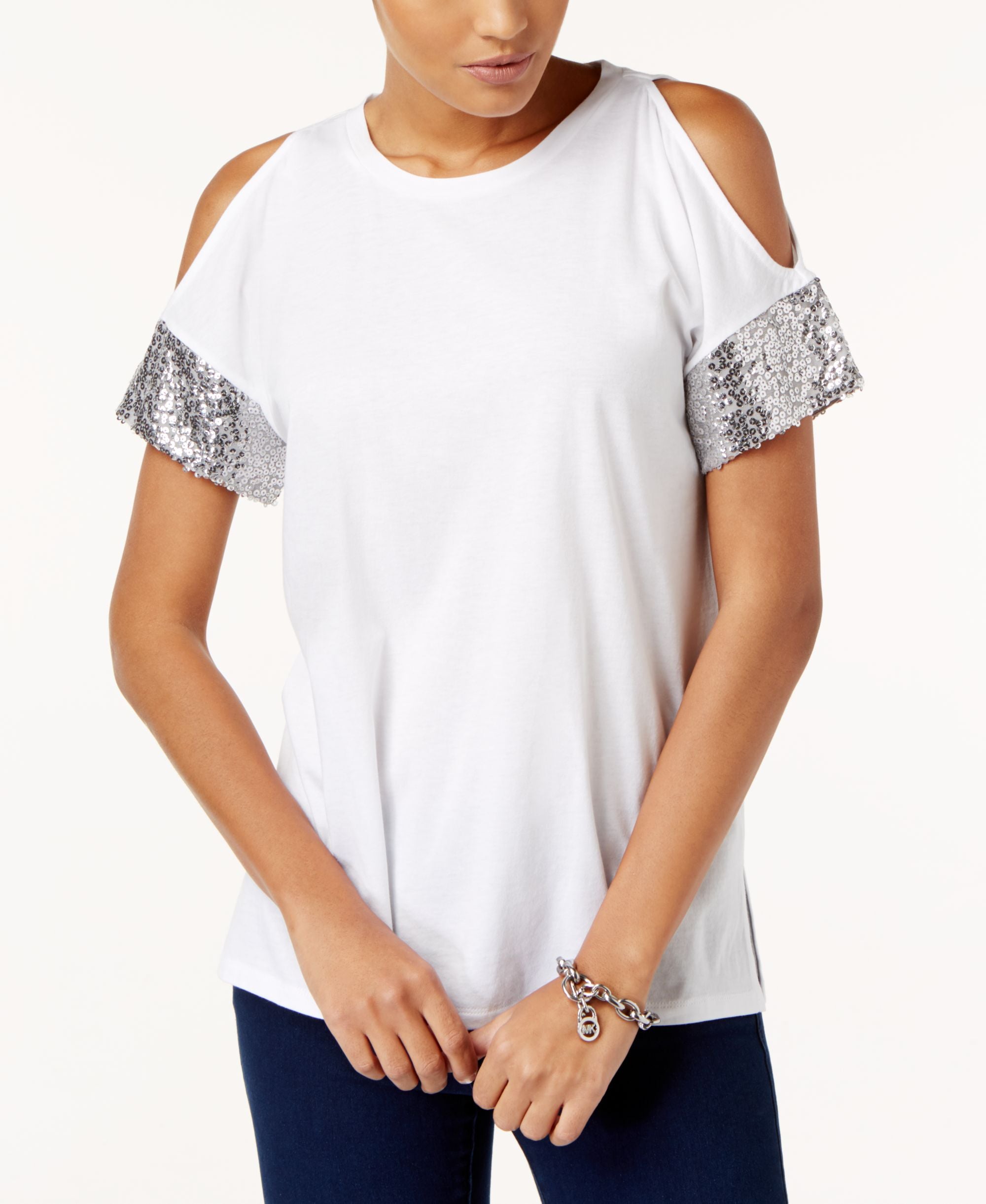 Michael Michael Kors Cold Shoulder Top