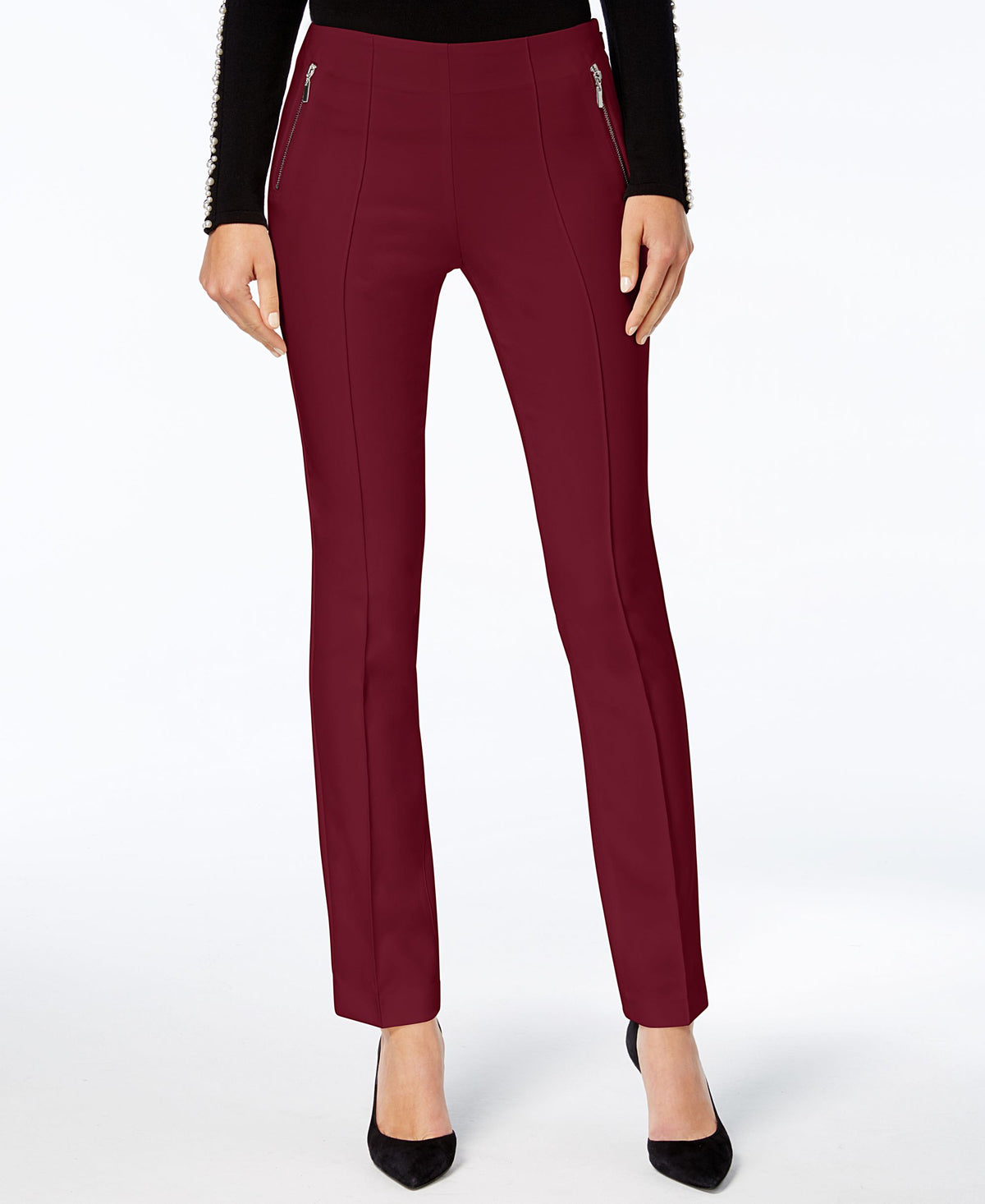 INC International Concepts Zip Curvy Fit Skinny Pants