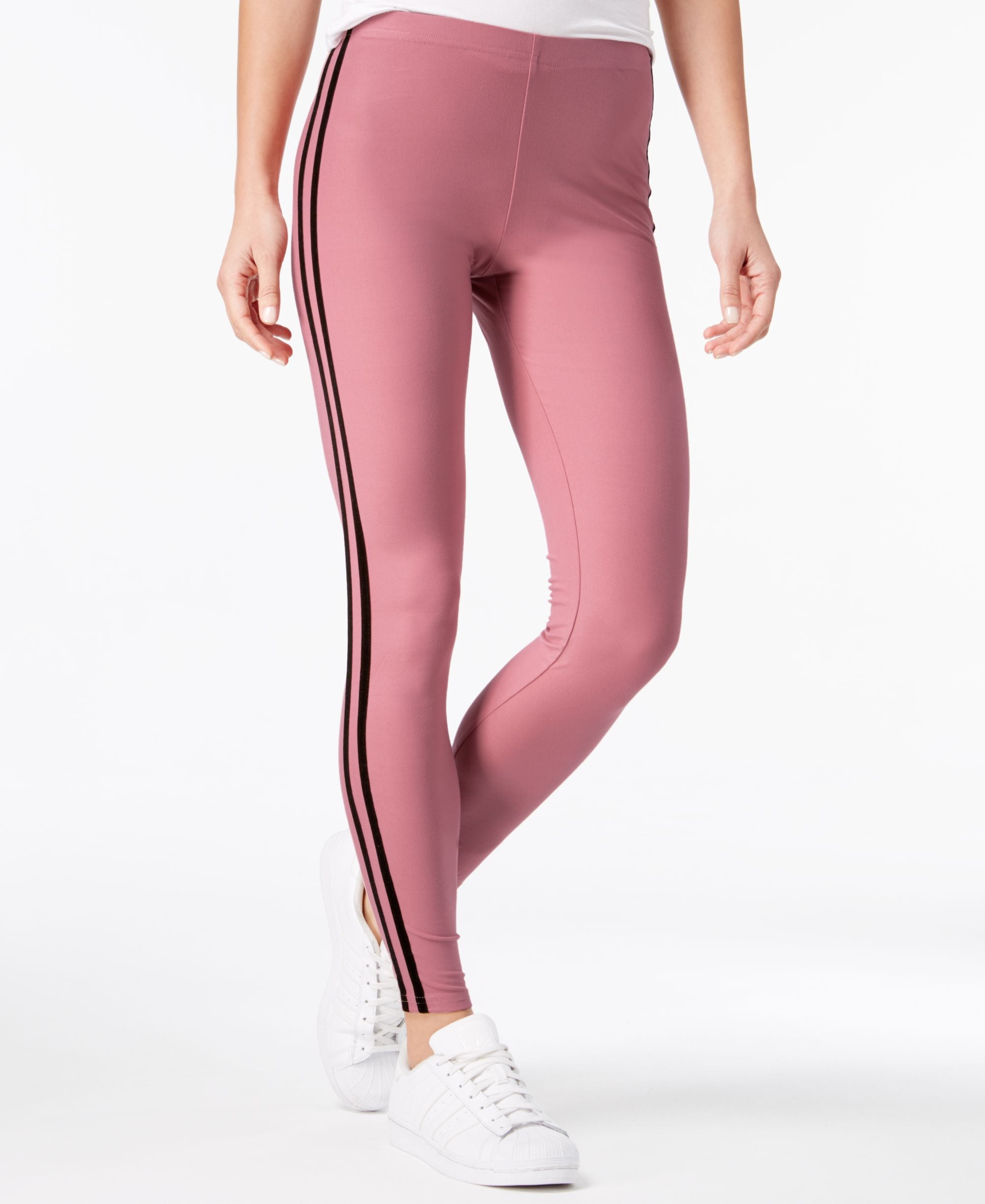 Ultra Flirt Juniors Printed Sporty Side Stripe Leggings