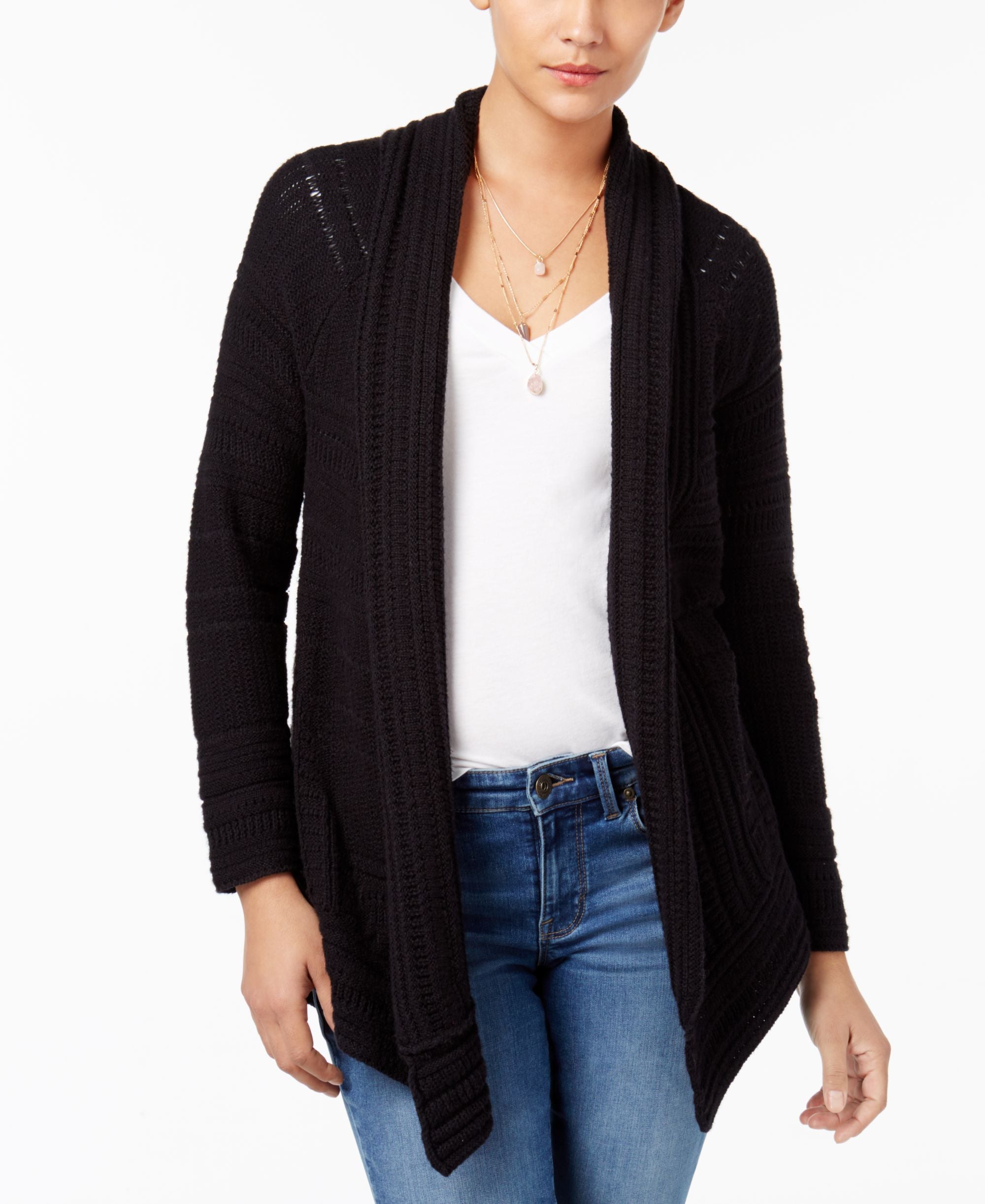 Style & Co Petite Shawl Collar Cardigan