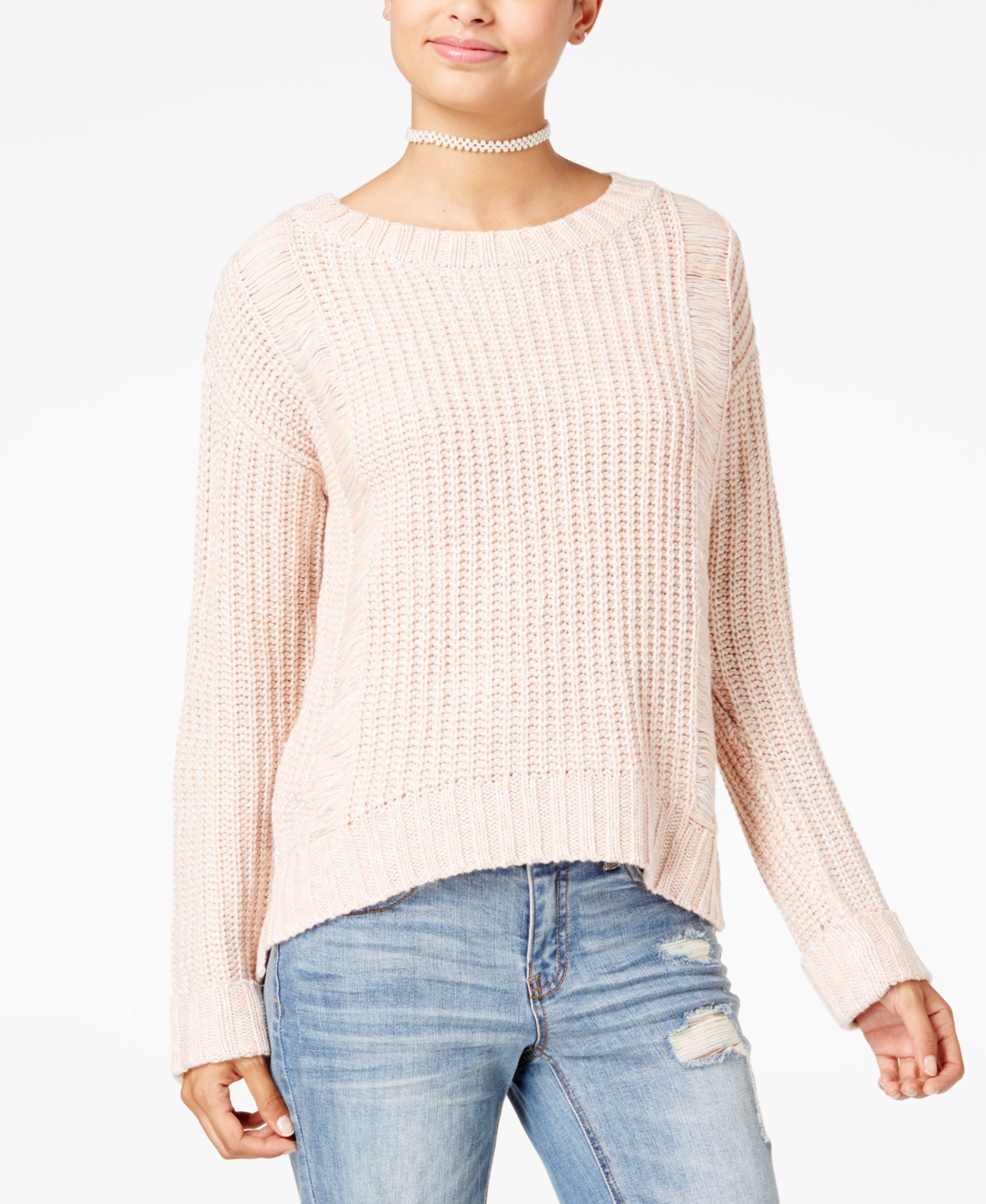 One Hart Juniors Cuffed Sleeve Sweater