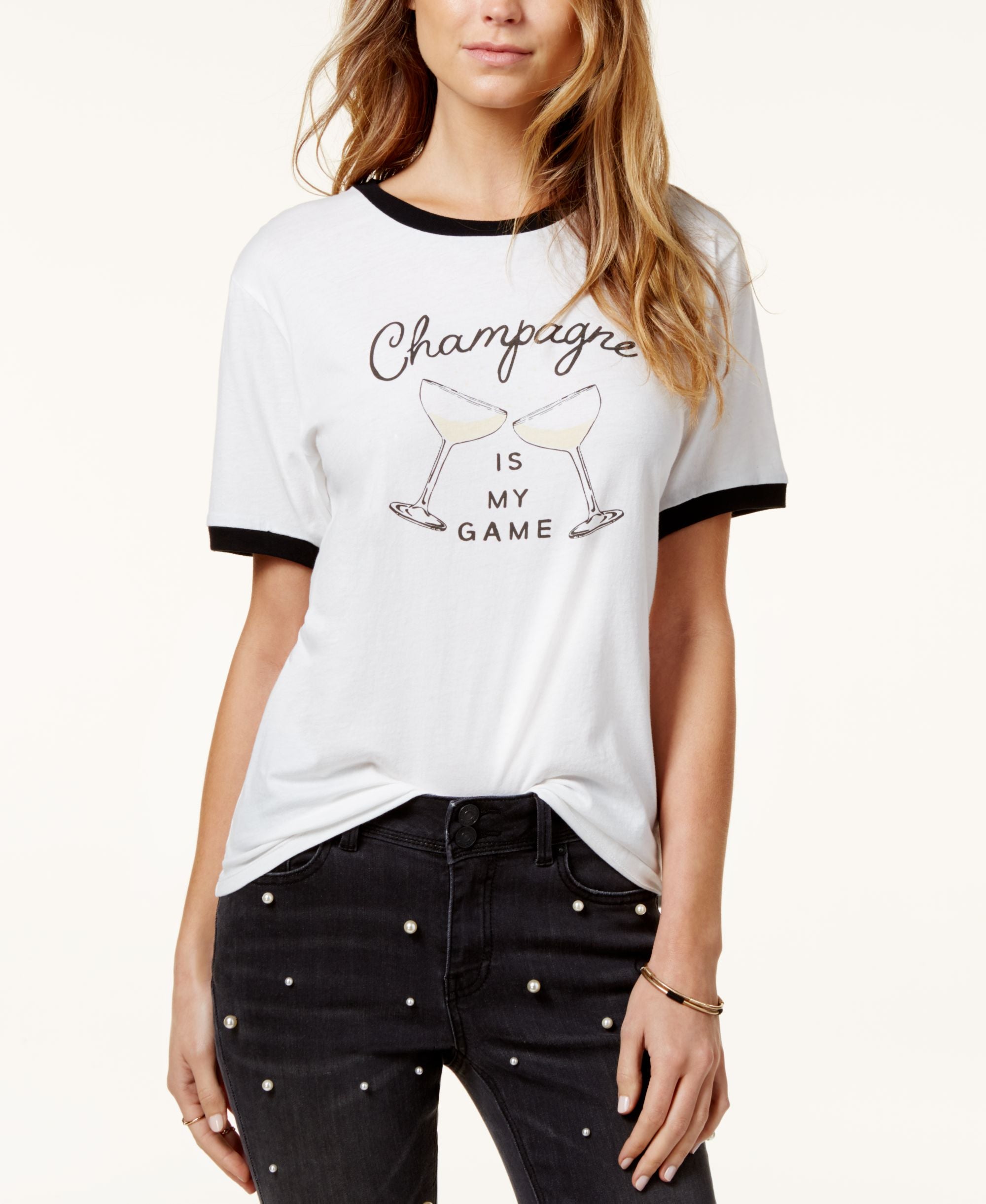 Ban.do Cotton Champagne Graphic T-Shirt