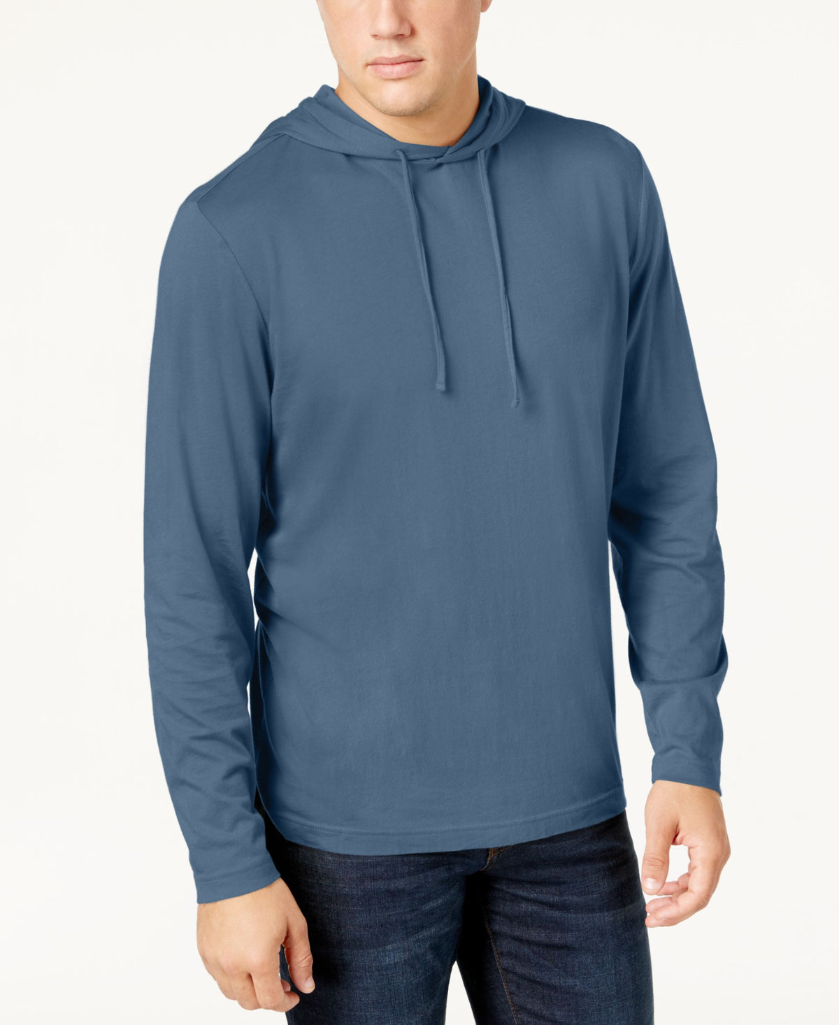 Club Room Mens Jersey Hooded Shirt