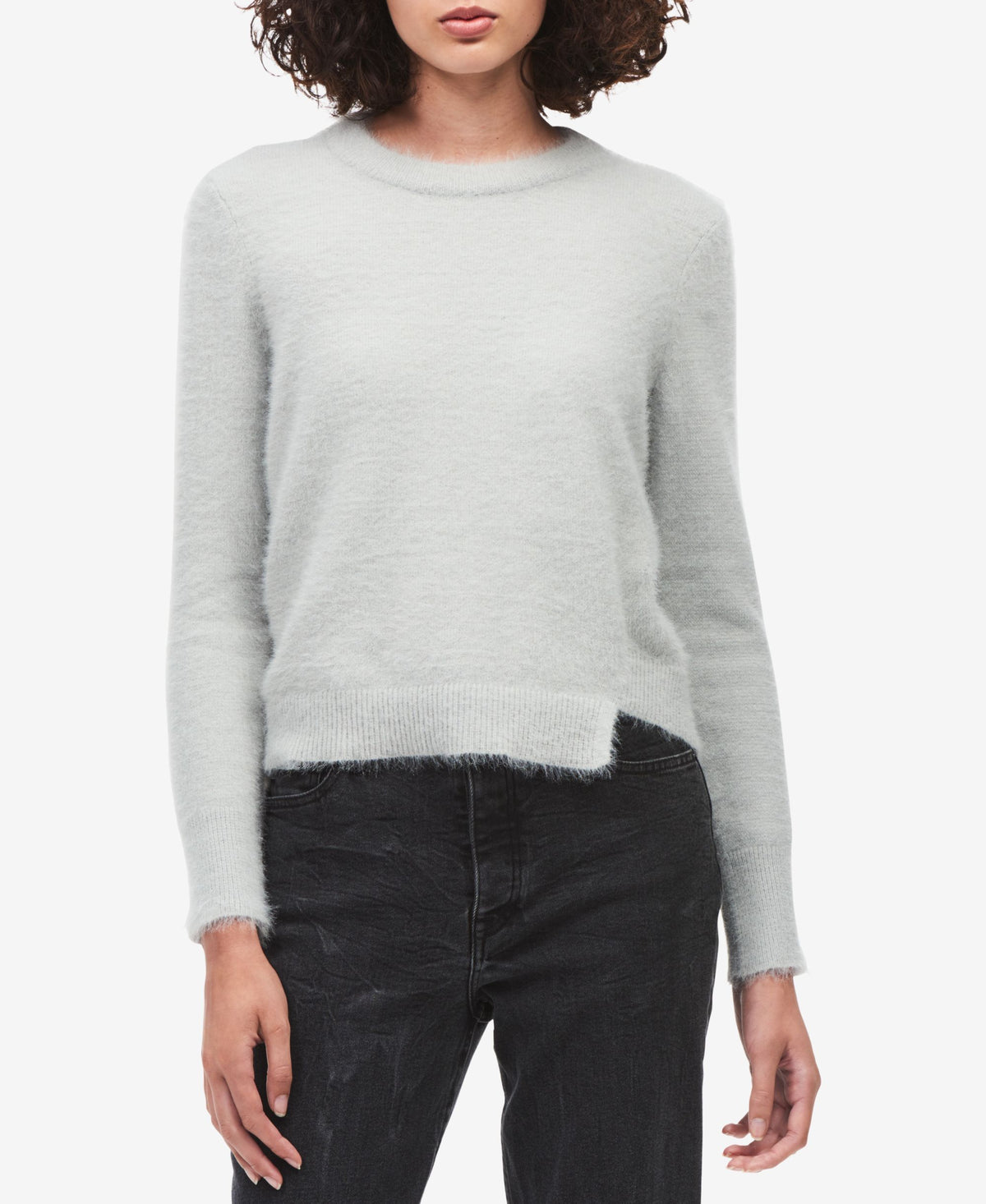 Calvin Klein Jeans Fuzzy Asymmetrical Sweater