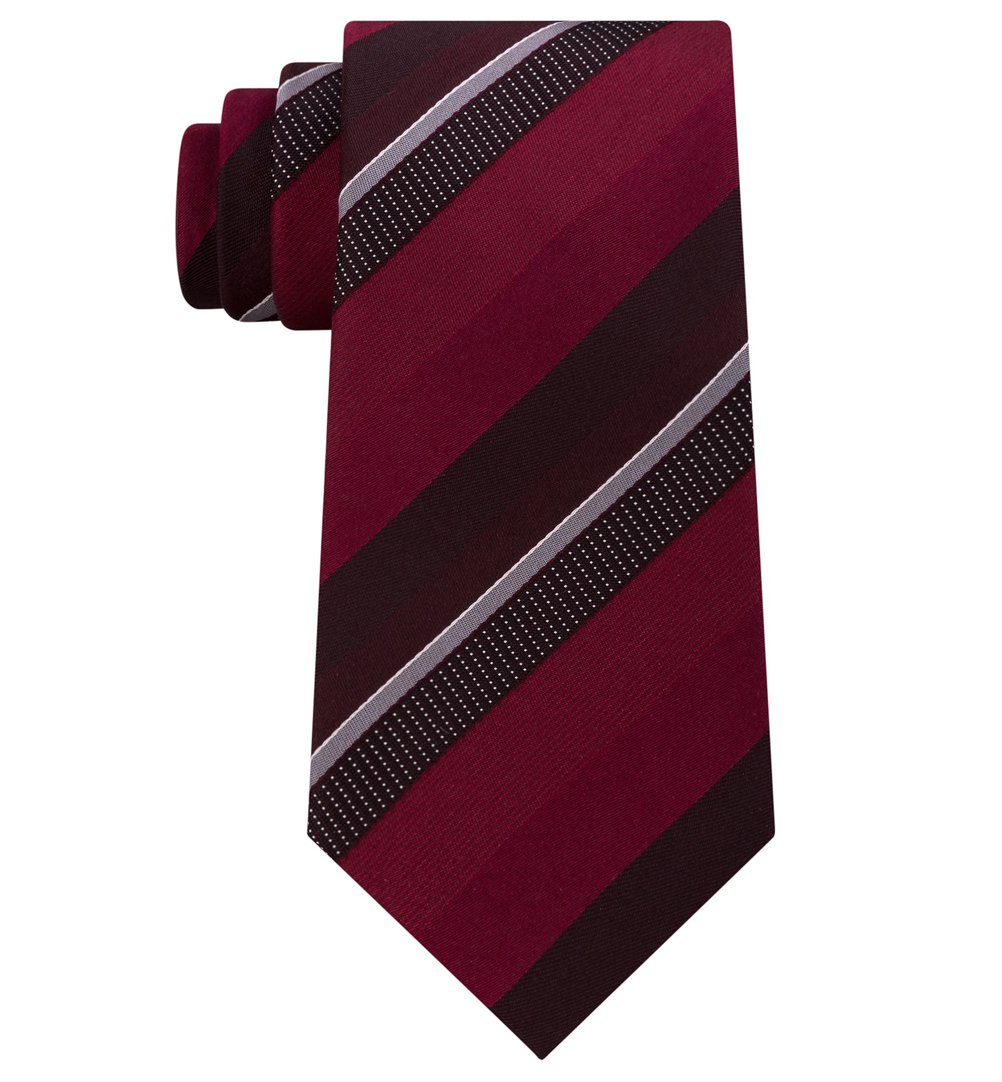 Kenneth Cole Reaction Mens Stripe Silk Tie