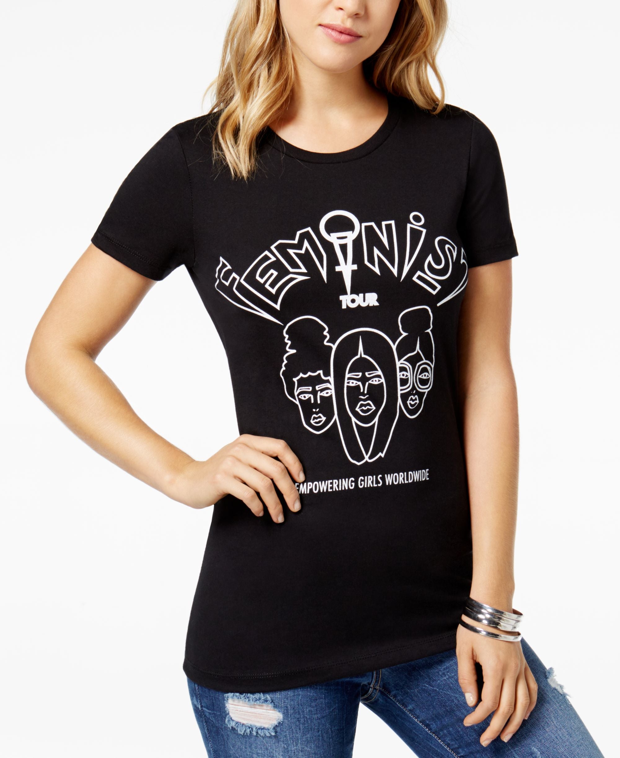 The Style Club Cotton Tour Graphic T-Shirt