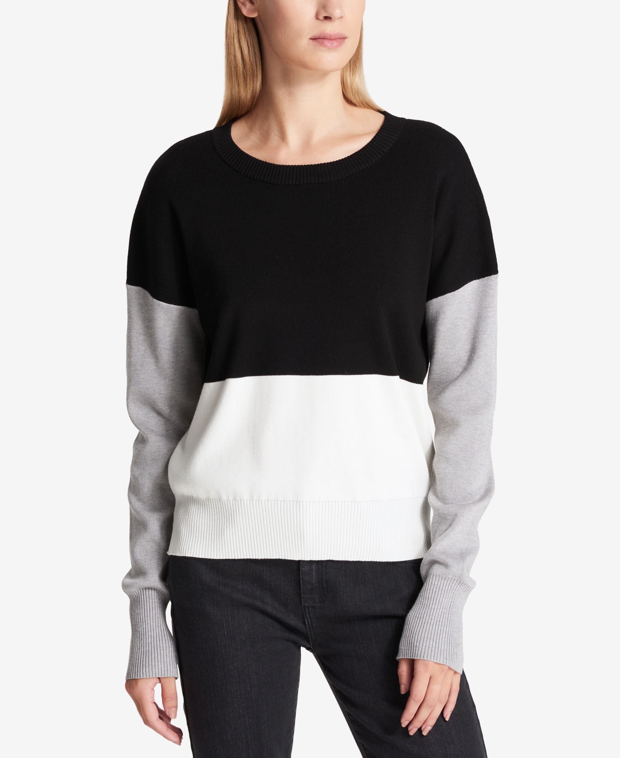 DKNY Colorblocked Sweater
