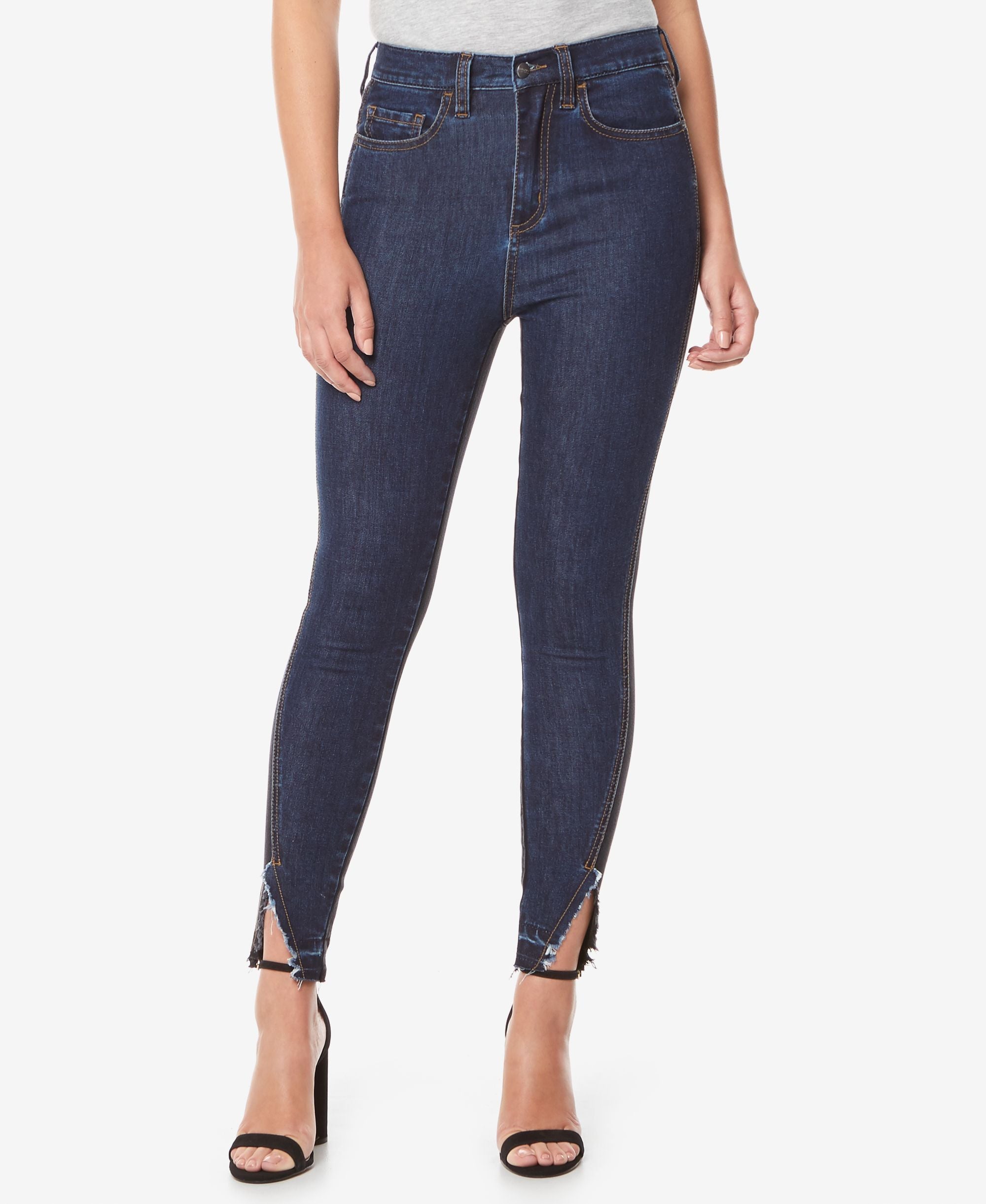 Buffalo David Bitton Ivy Split Hem Skinny Jeans