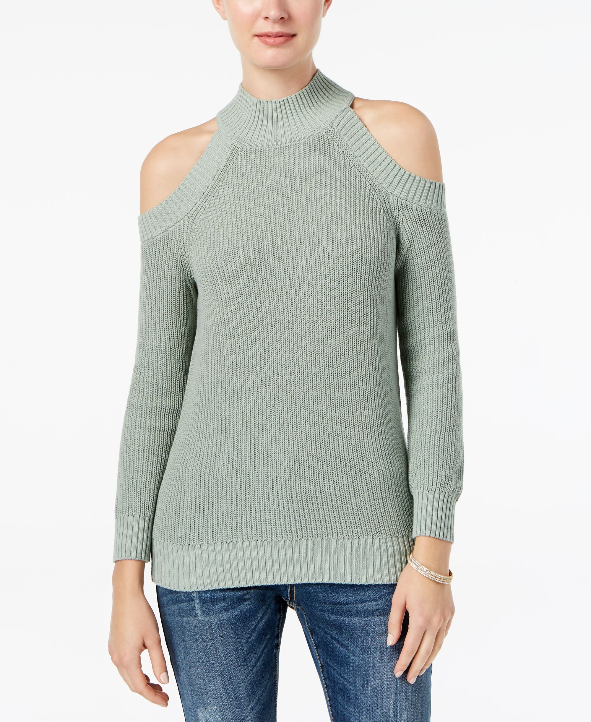 Cold Shoulder Sweater