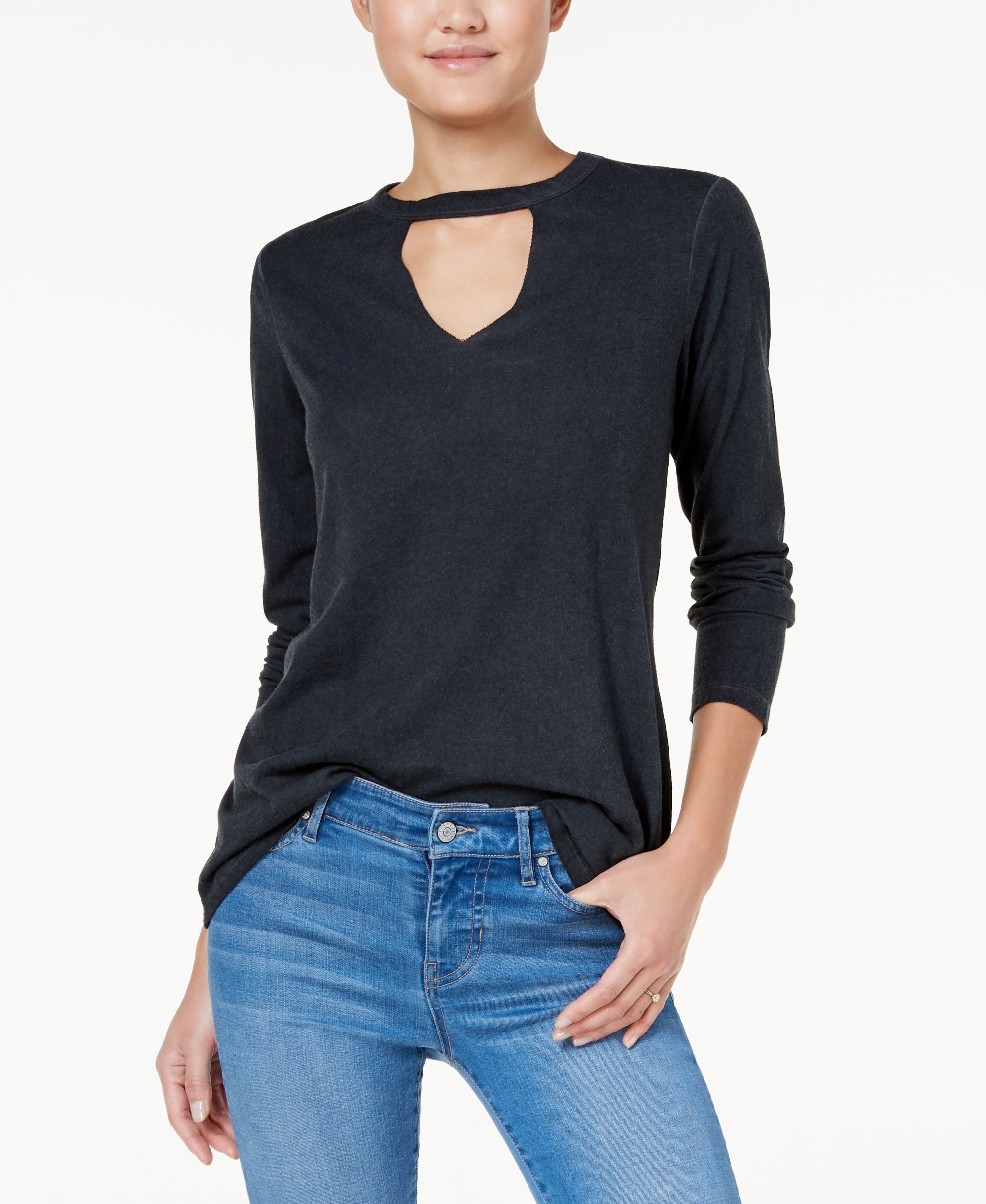 Juniors' Choker-Neck Tunic