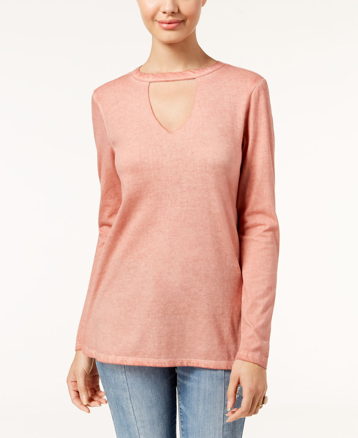 Juniors' Choker-Neck Tunic
