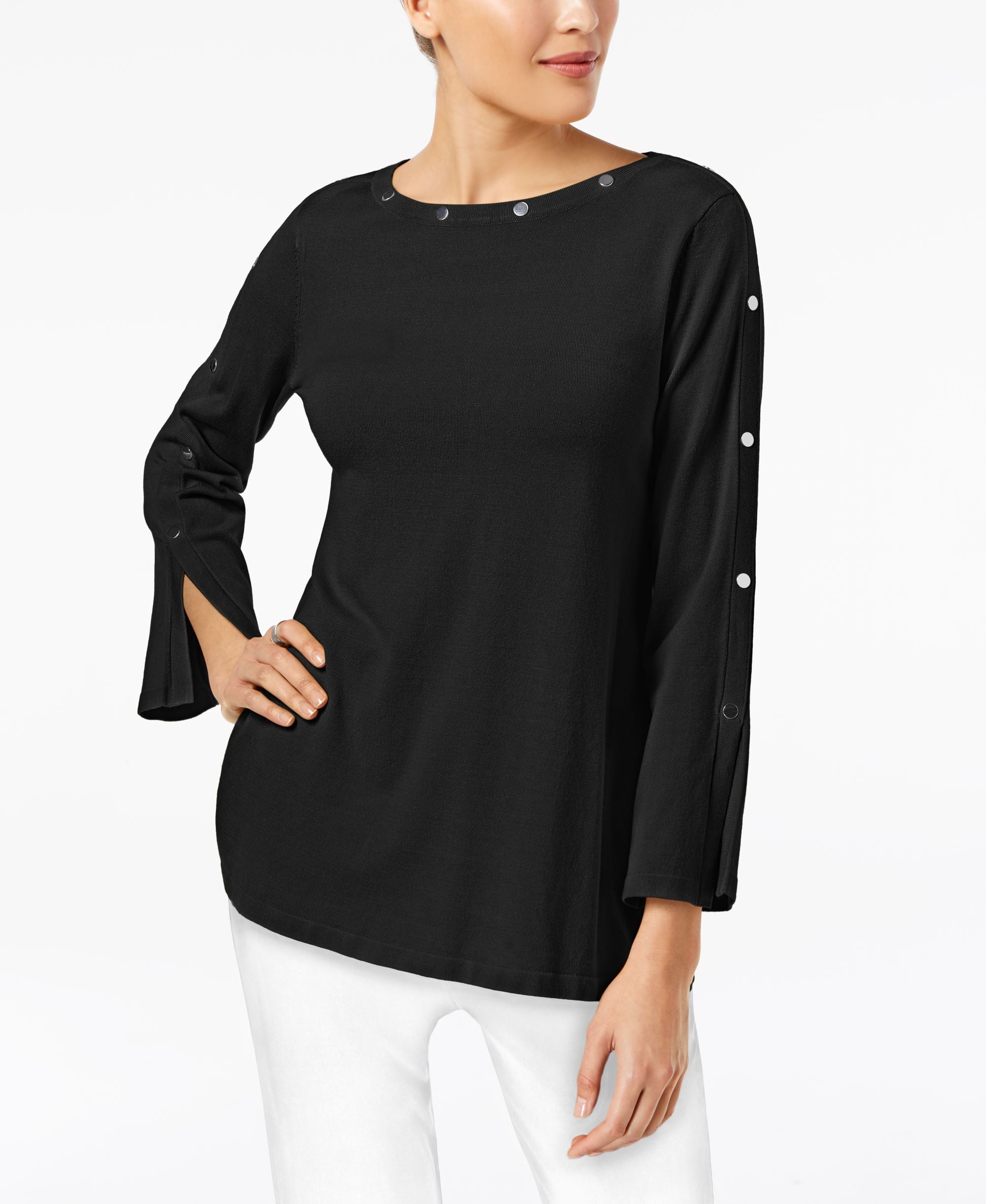 Alfani Embellished Pullover Sweater