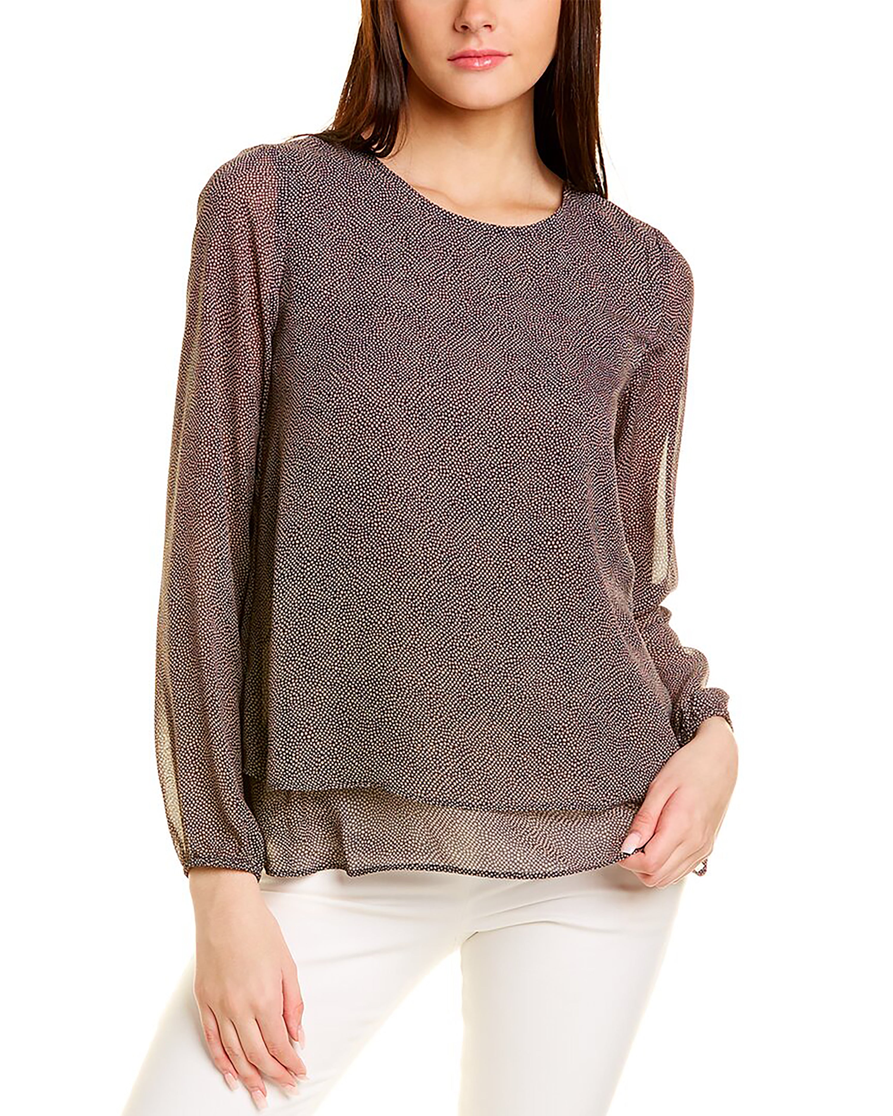 Anne Klein Double Layer Blouse