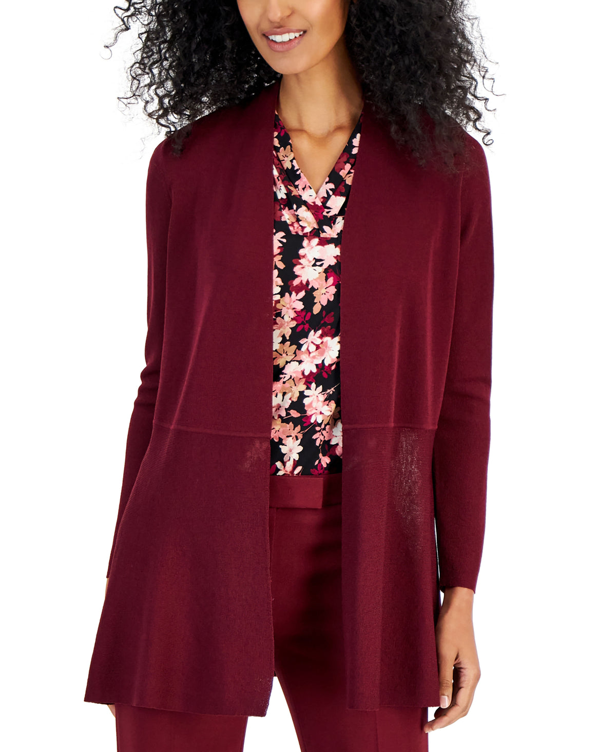 Monterey Open-Front Longline Cardigan