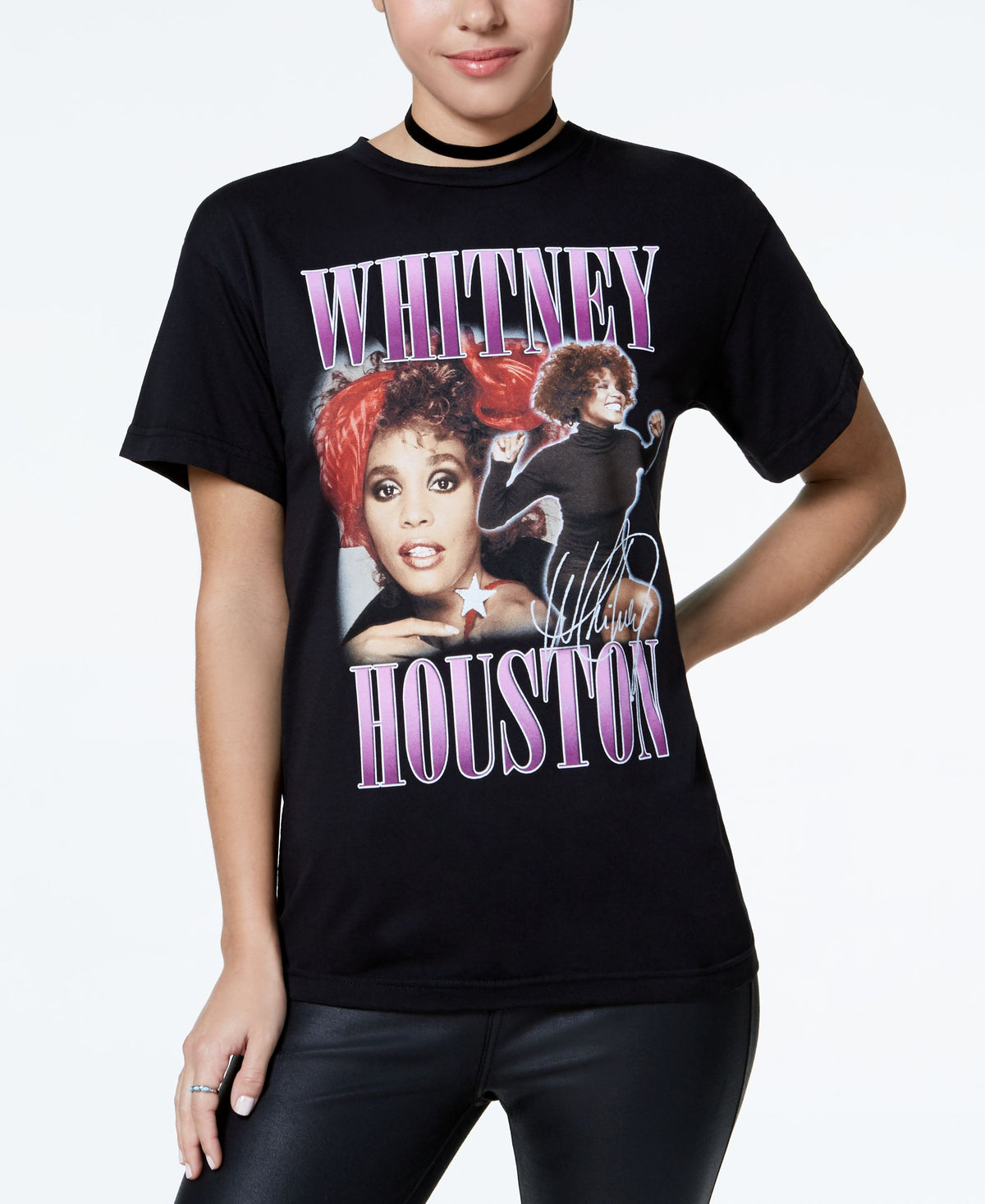 Bravado Juniors Whitney Houston Graphic T-Shirt