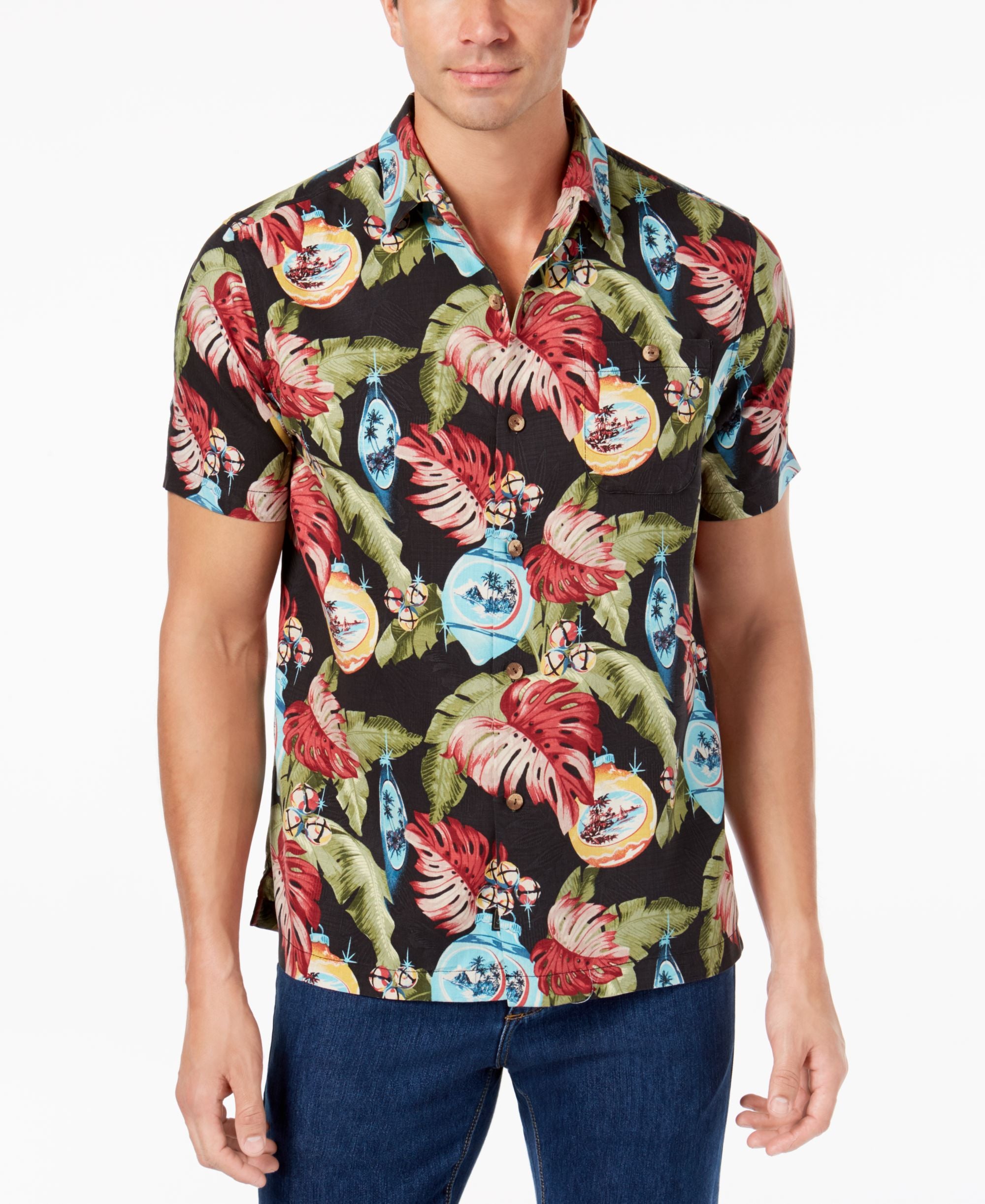 Tommy Bahama Mens Holiday Shirt