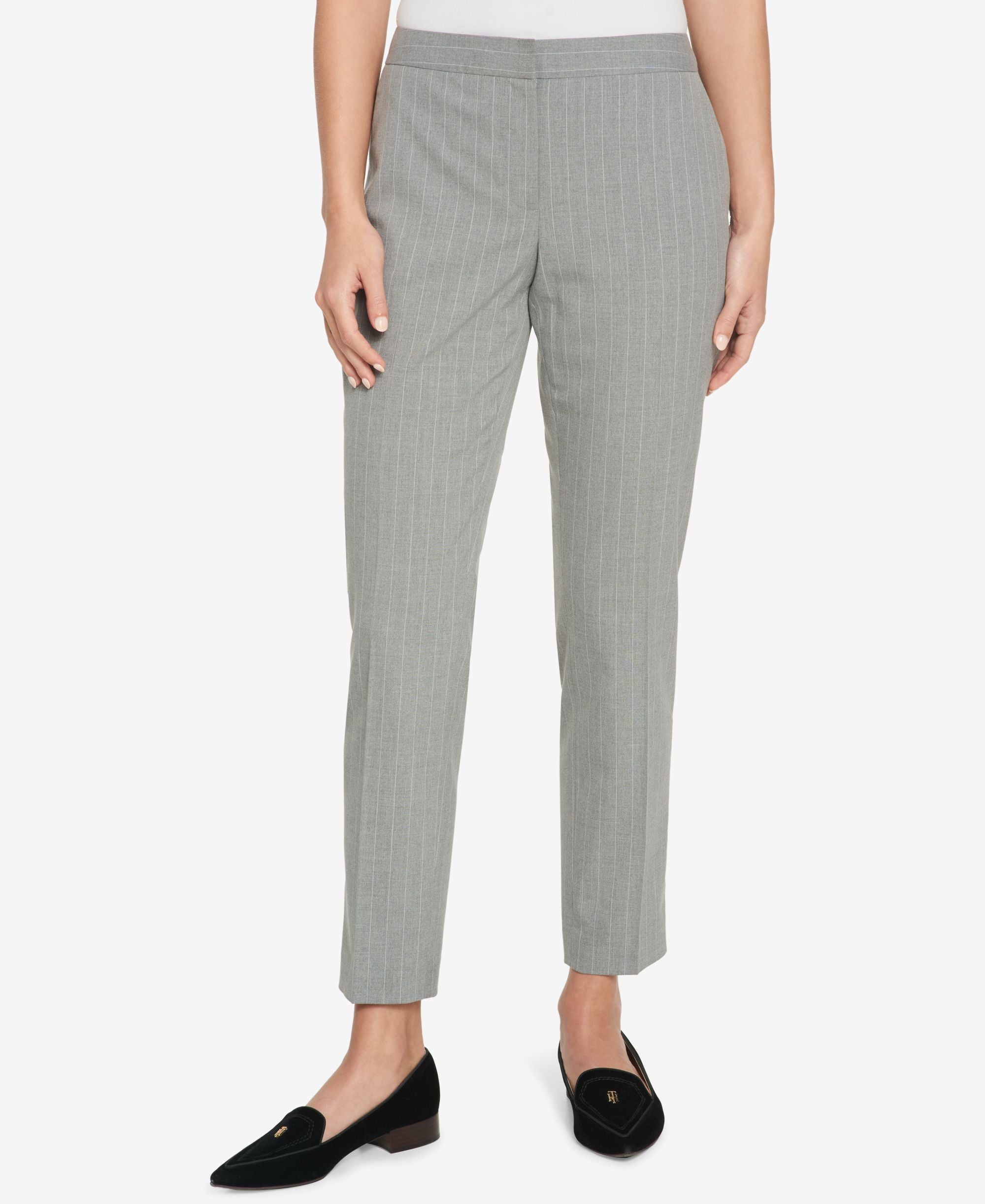 Tommy Hilfiger Pinstriped Ankle Pants