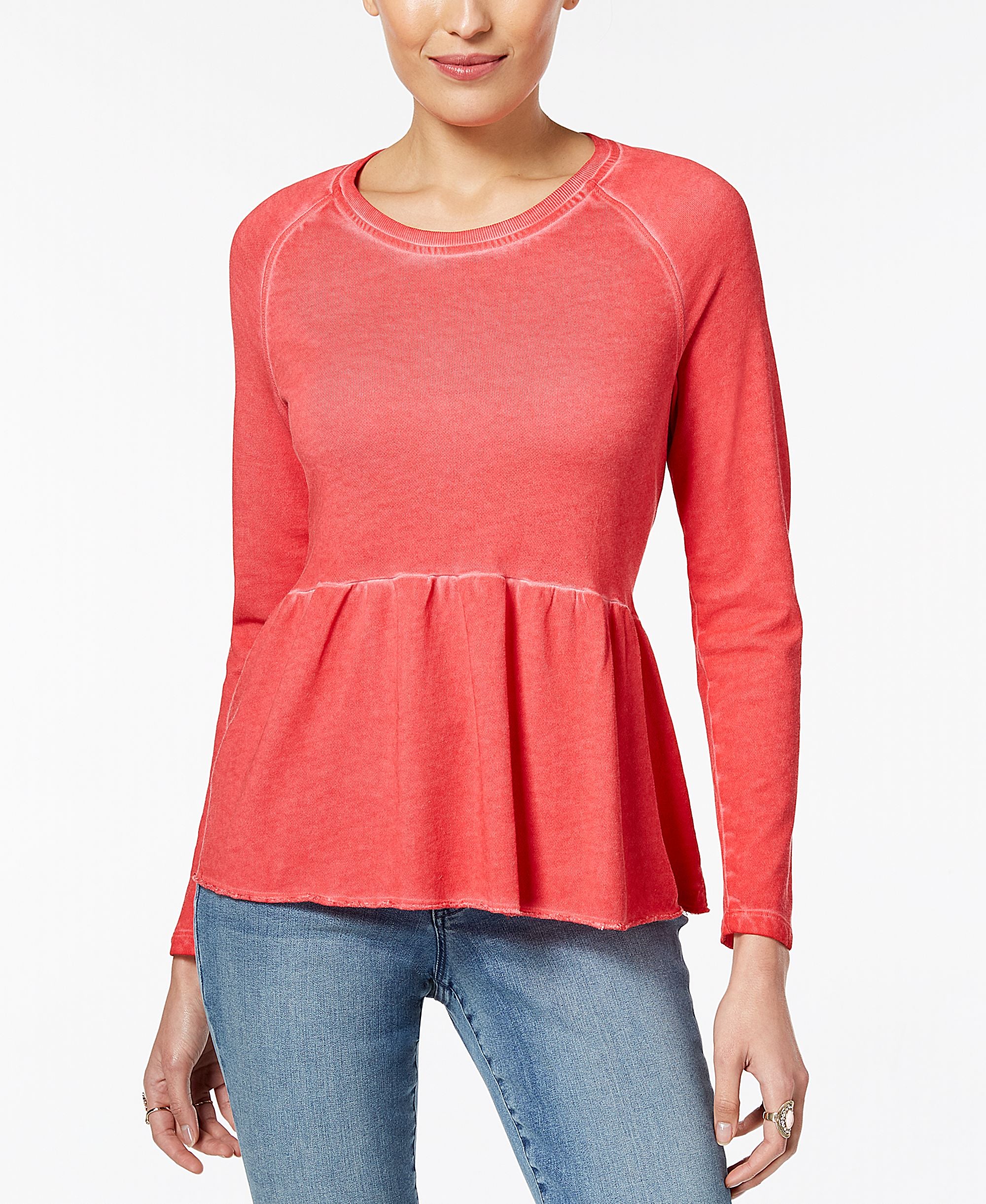 Peplum Flounce Top