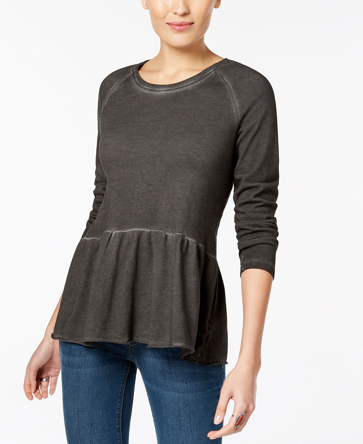 Peplum Flounce Top