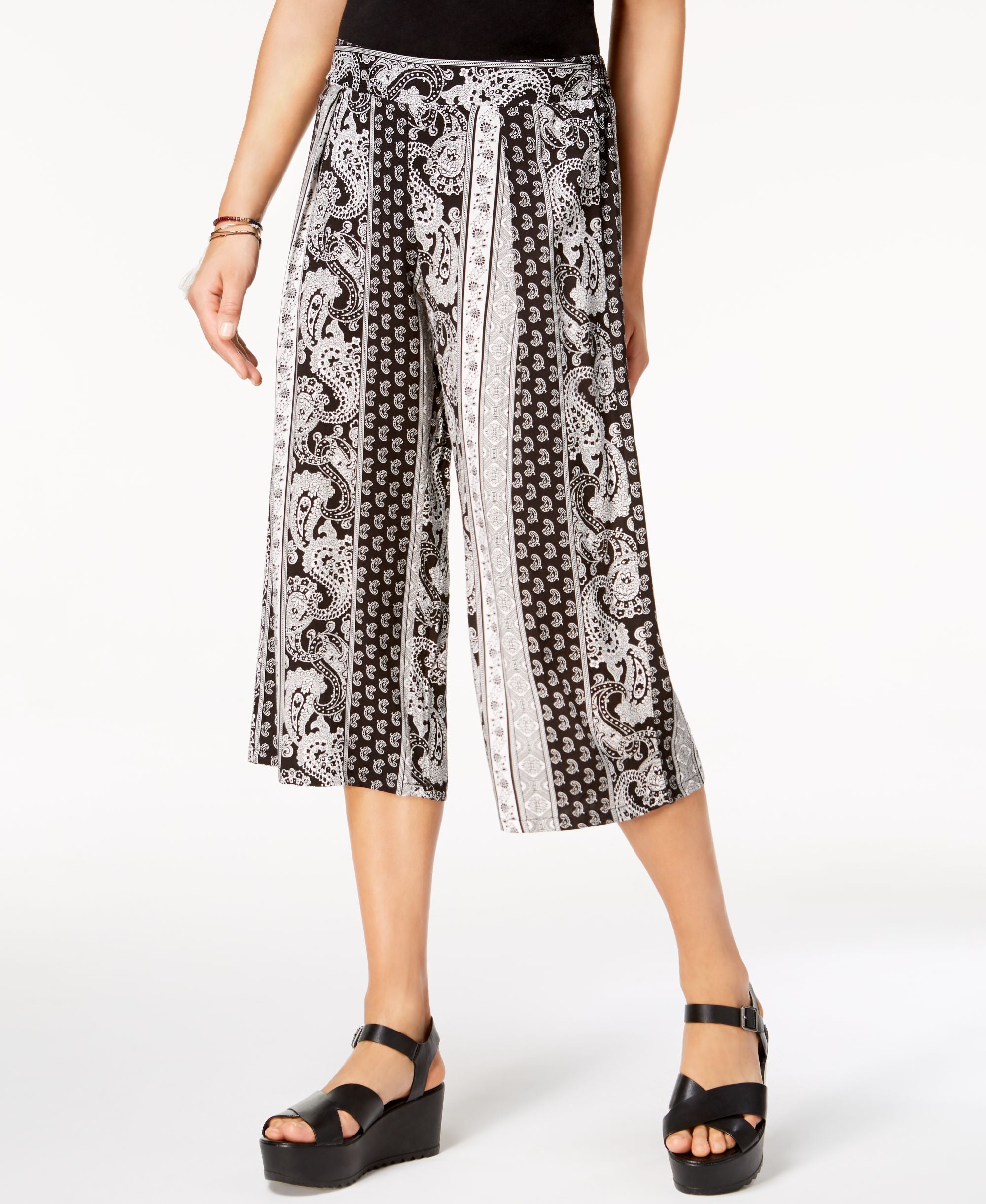 Be Bop Juniors Printed Gauchos
