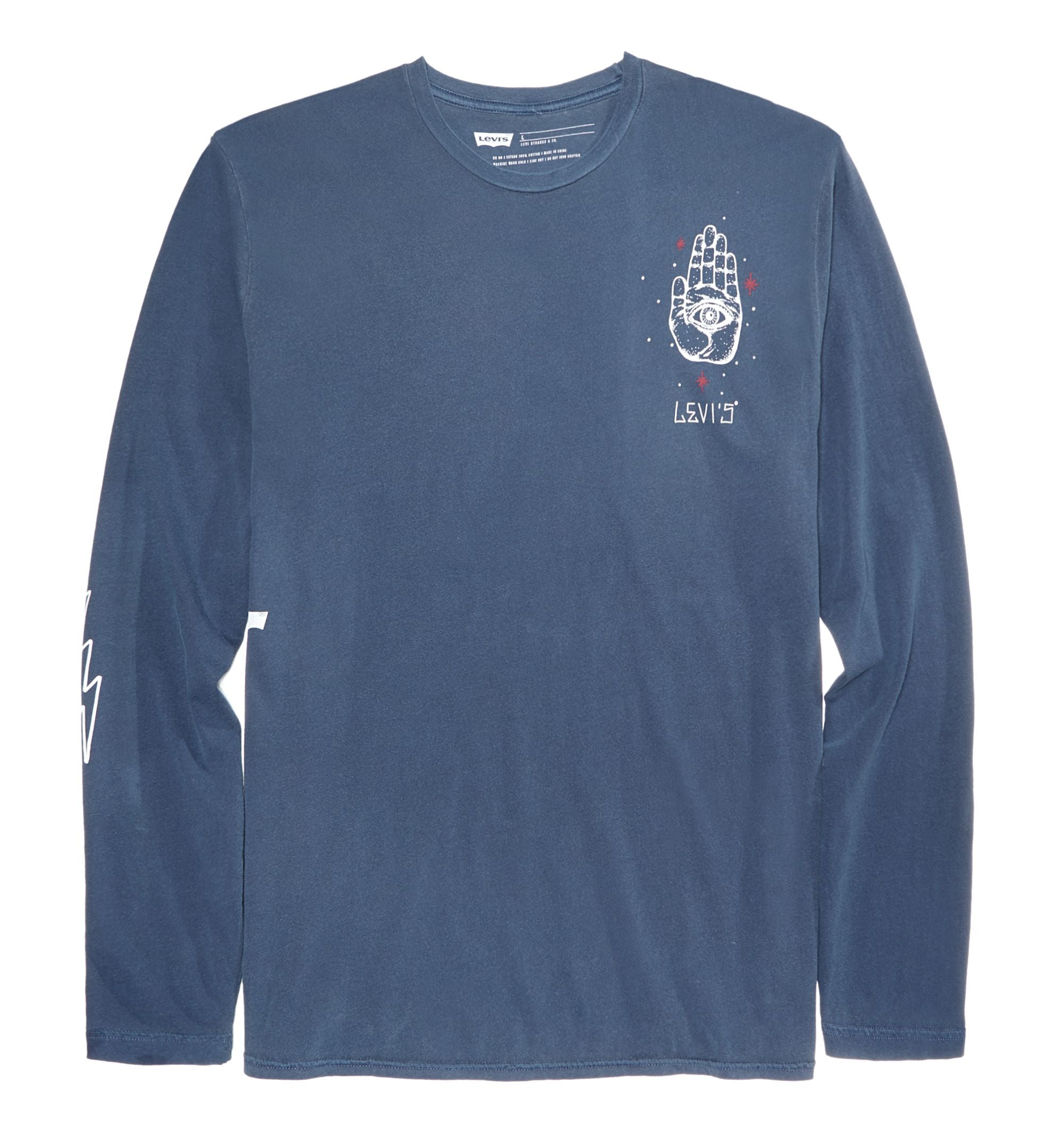 Levis Mens Graphic Print Long Sleeve T-Shirt