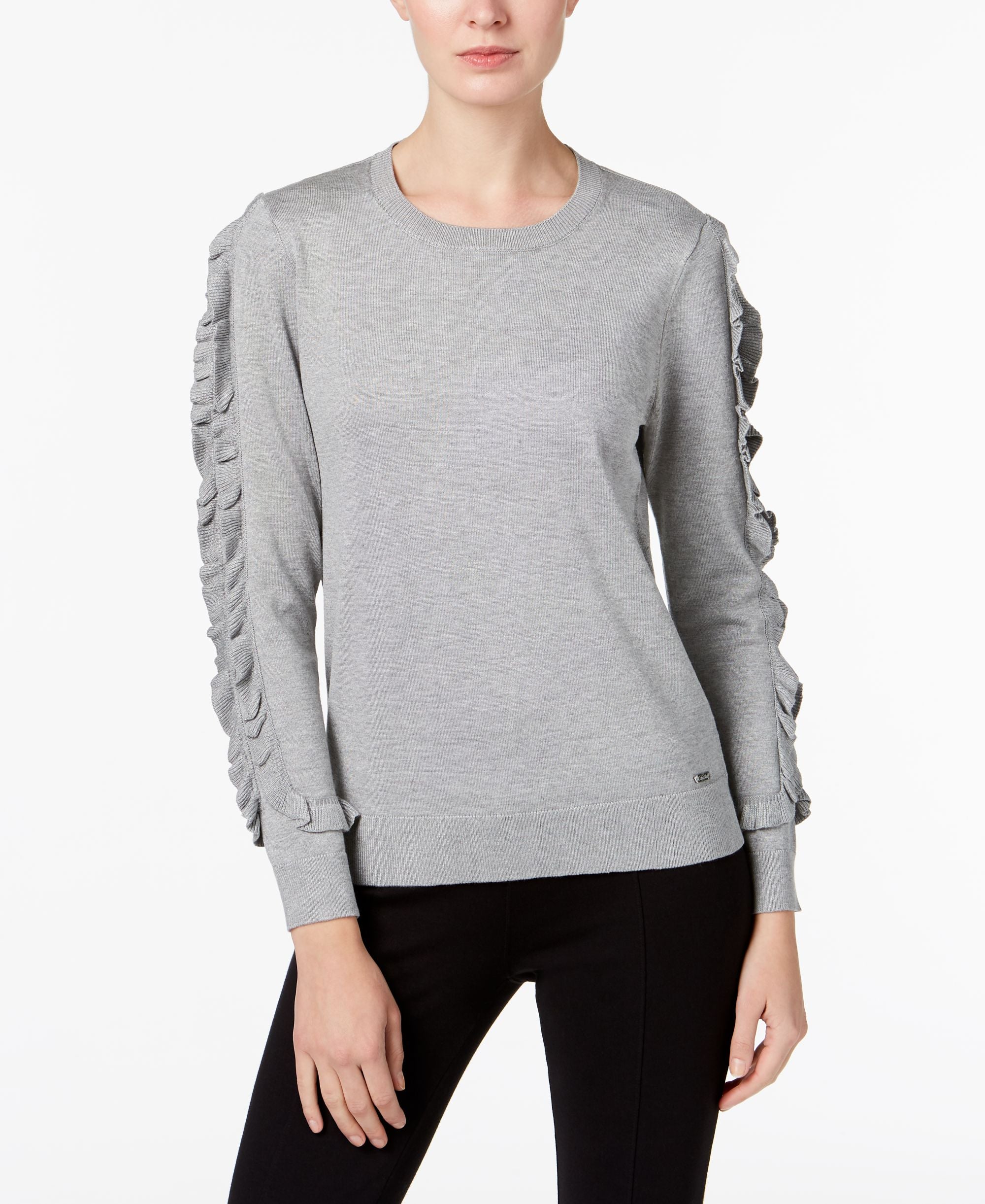 Calvin Klein Ruffled Sweater