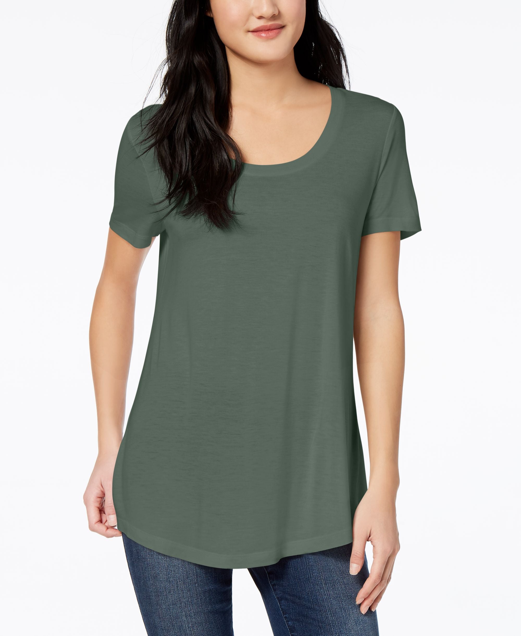 Maison Jules Scoop Neck T-Shirt
