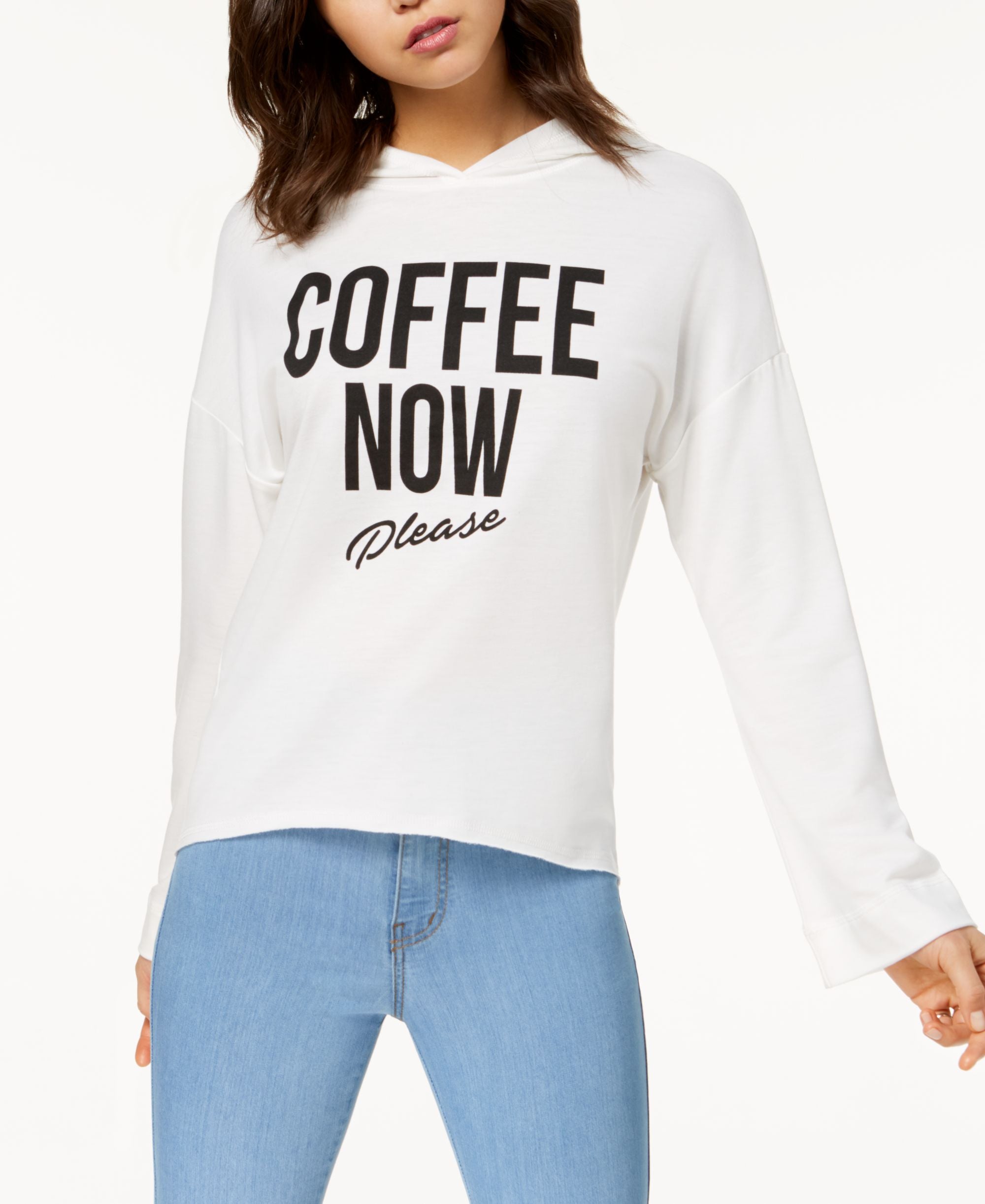 Juniors' Coffee Graphic Hoodie