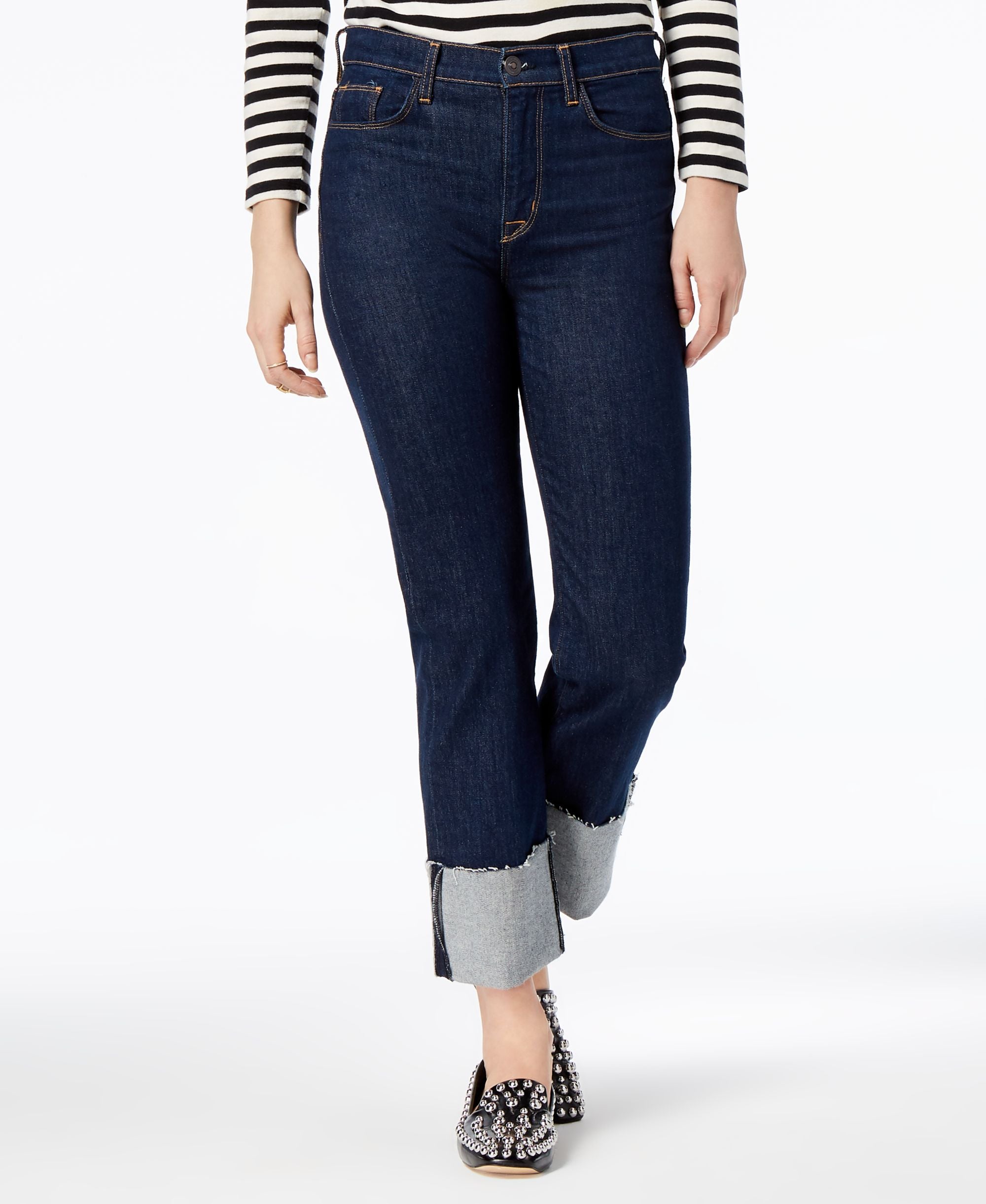Hudson Jeans Zooey Raw Hem Straight Leg Jeans