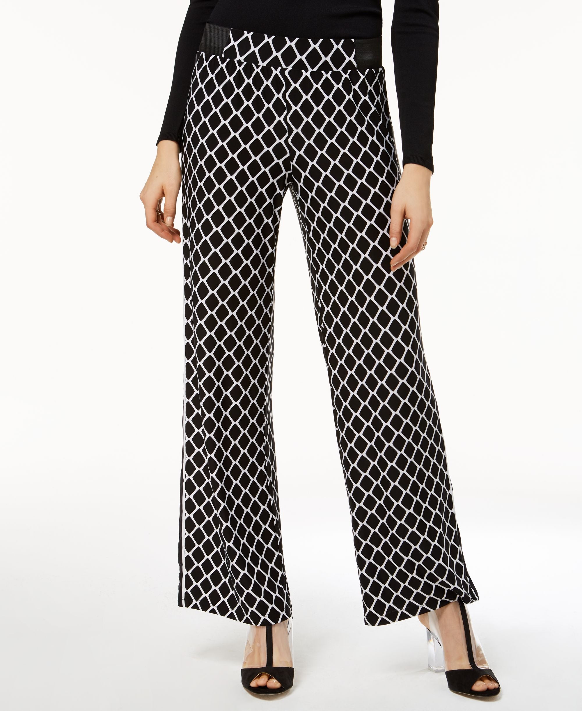 Petite Geo Print Pants