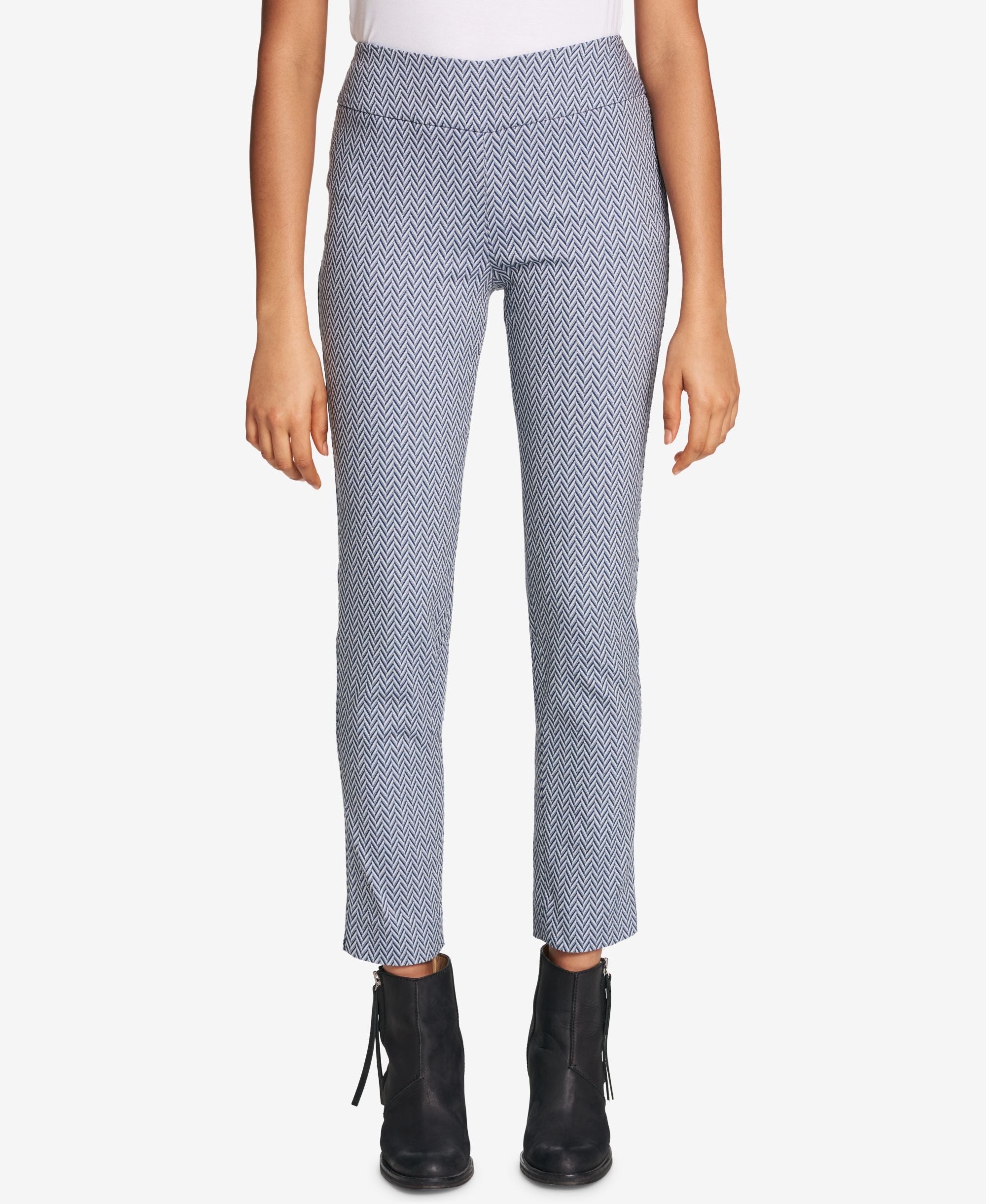 Tommy Hilfiger Chevron Stripe Pull On Skinny Pants