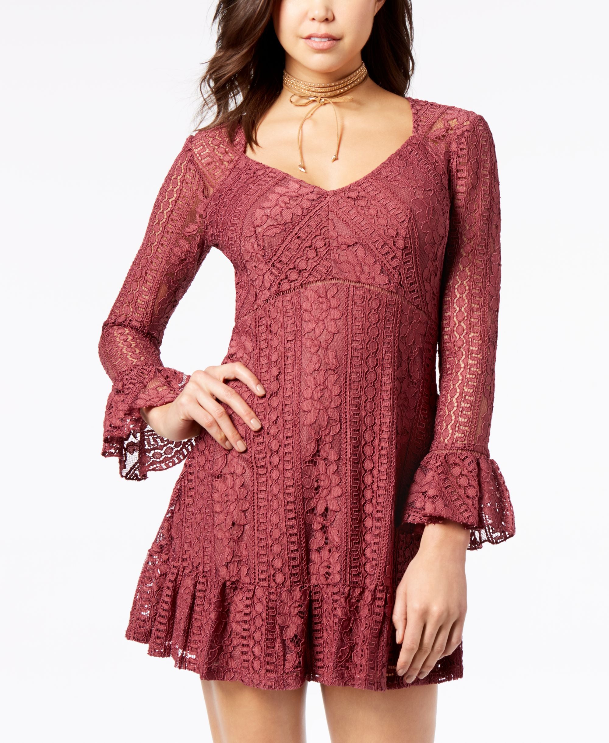 American Rag Juniors Lace Empire Waist Dress