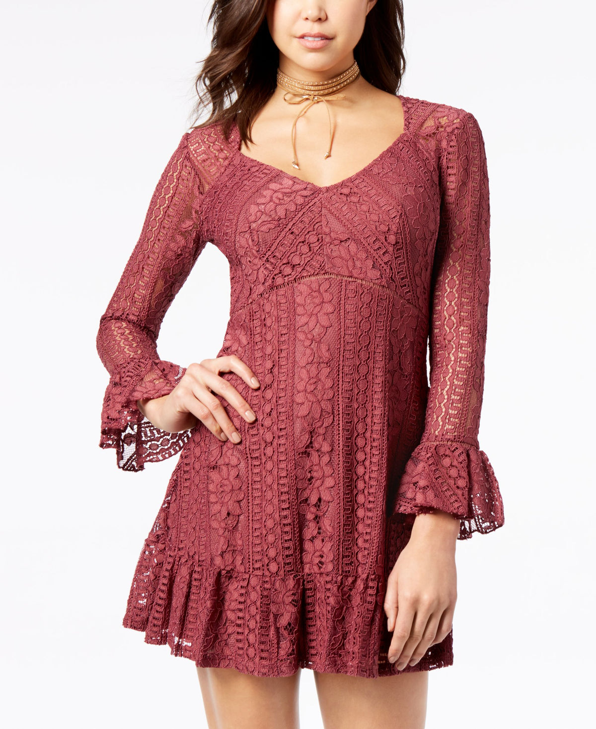 American Rag Juniors Lace Empire Waist Dress