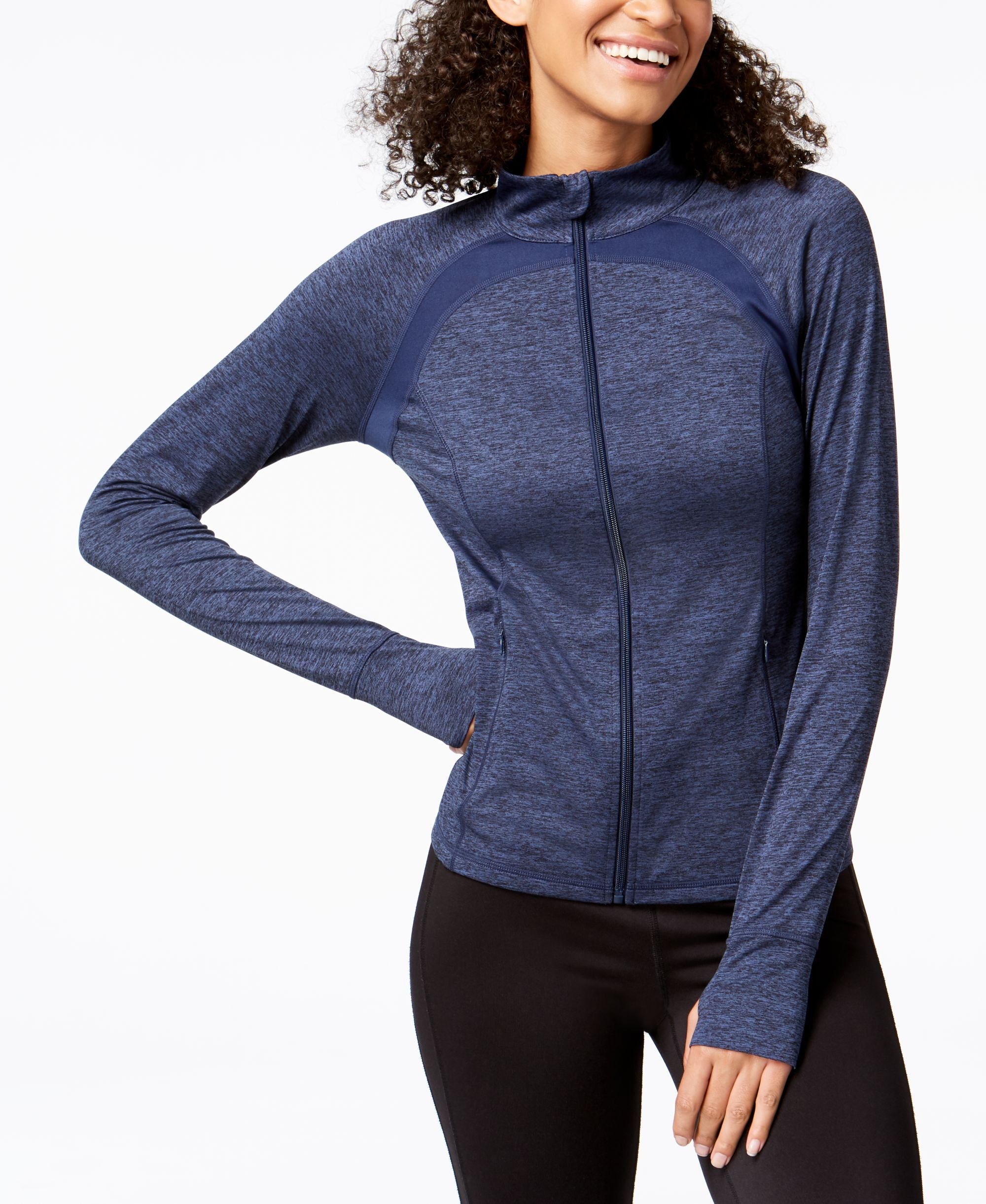 ID Ideology Womens Essentials Performance Zip Jacket